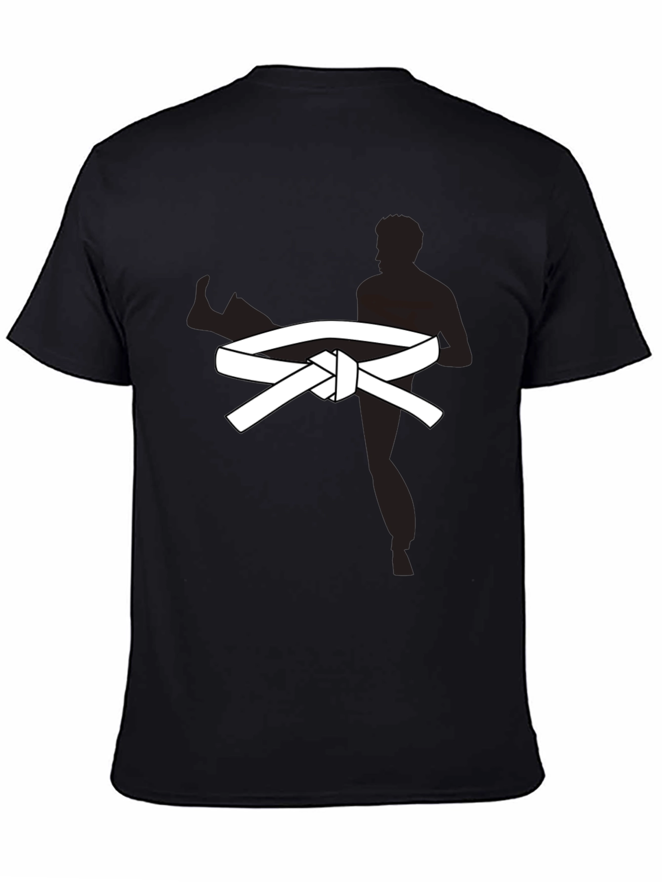 Karate Kick T-Shirt - Martial Arts White Belt Design