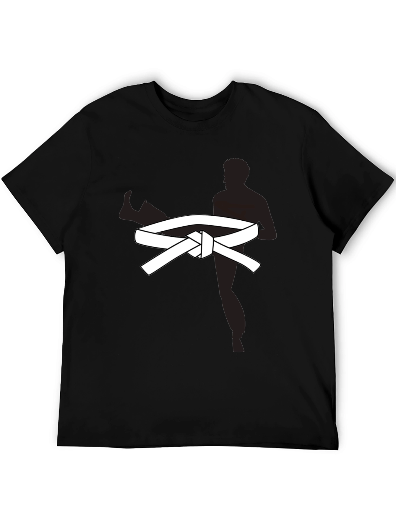 Karate Kick T-Shirt - Martial Arts White Belt Design