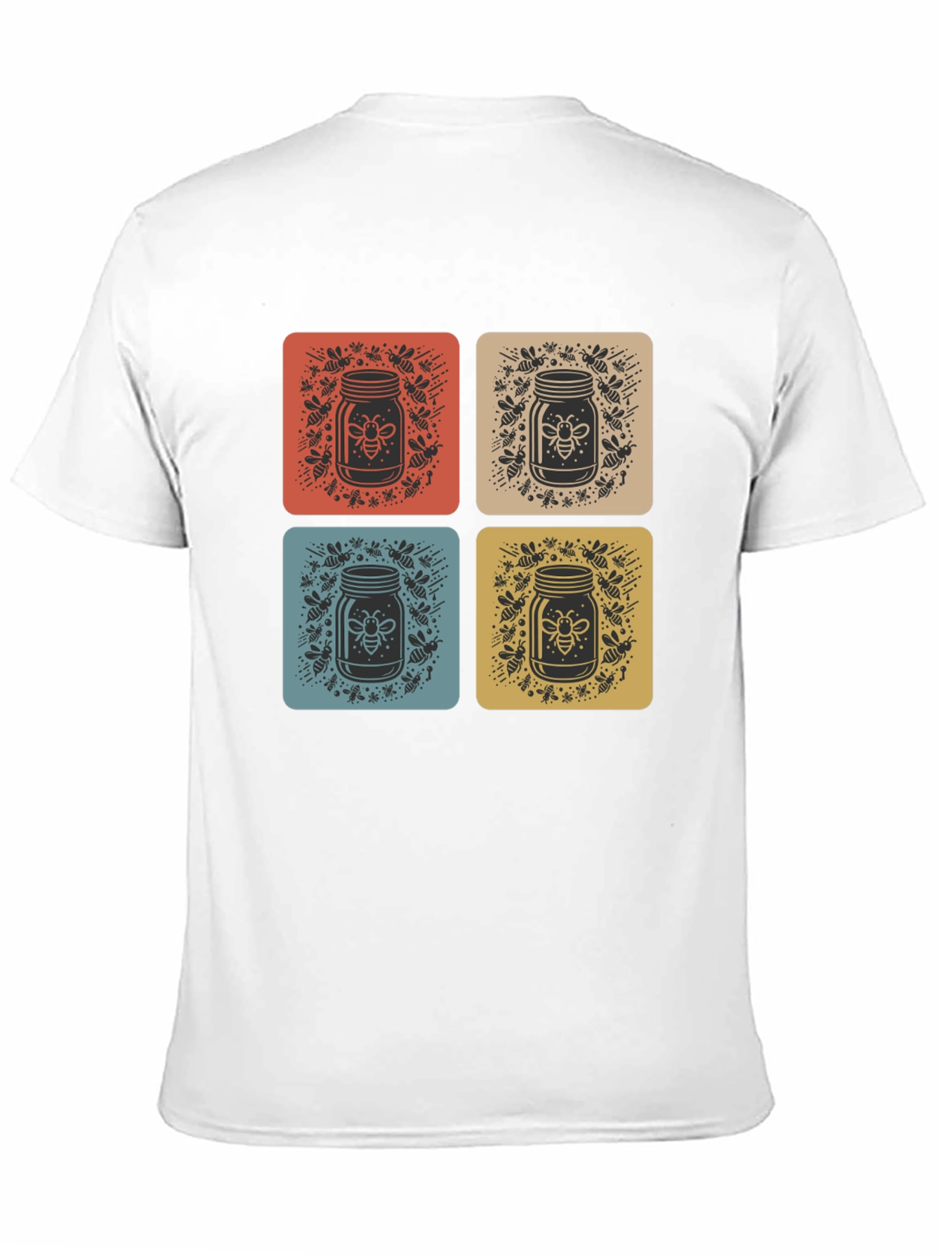 Retro Bee Honey Jar Graphic Tee