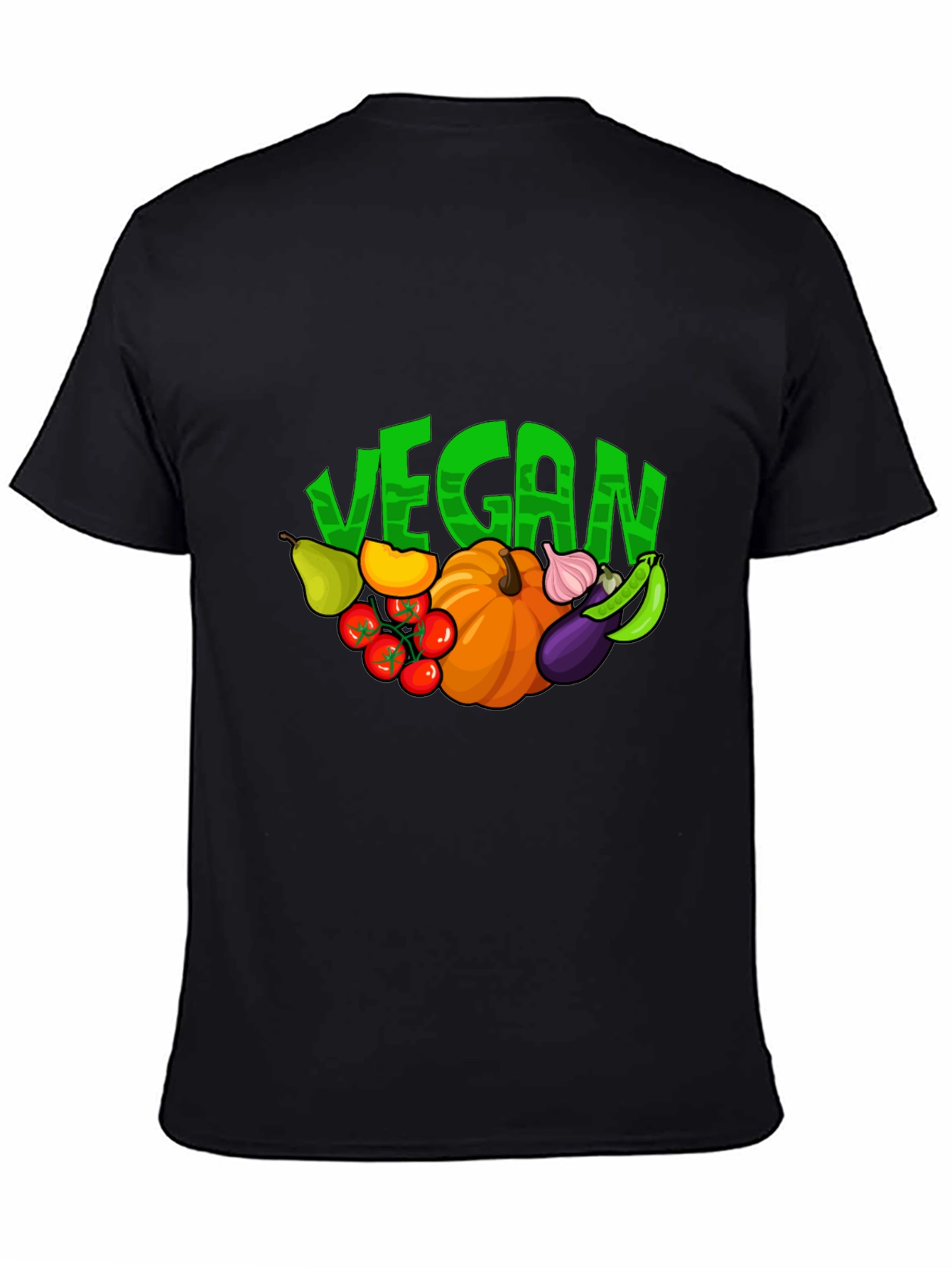 Vegan T-Shirt - Fruit & Vegetable Design