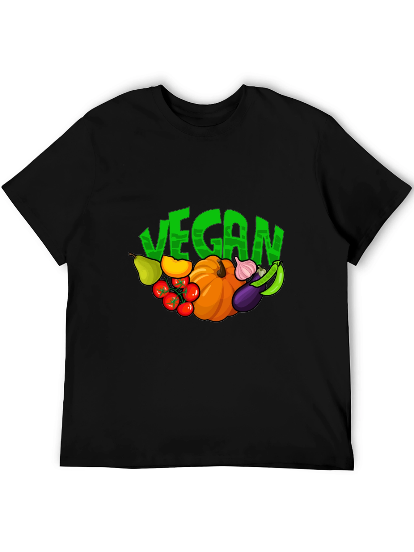 Vegan T-Shirt - Fruit & Vegetable Design