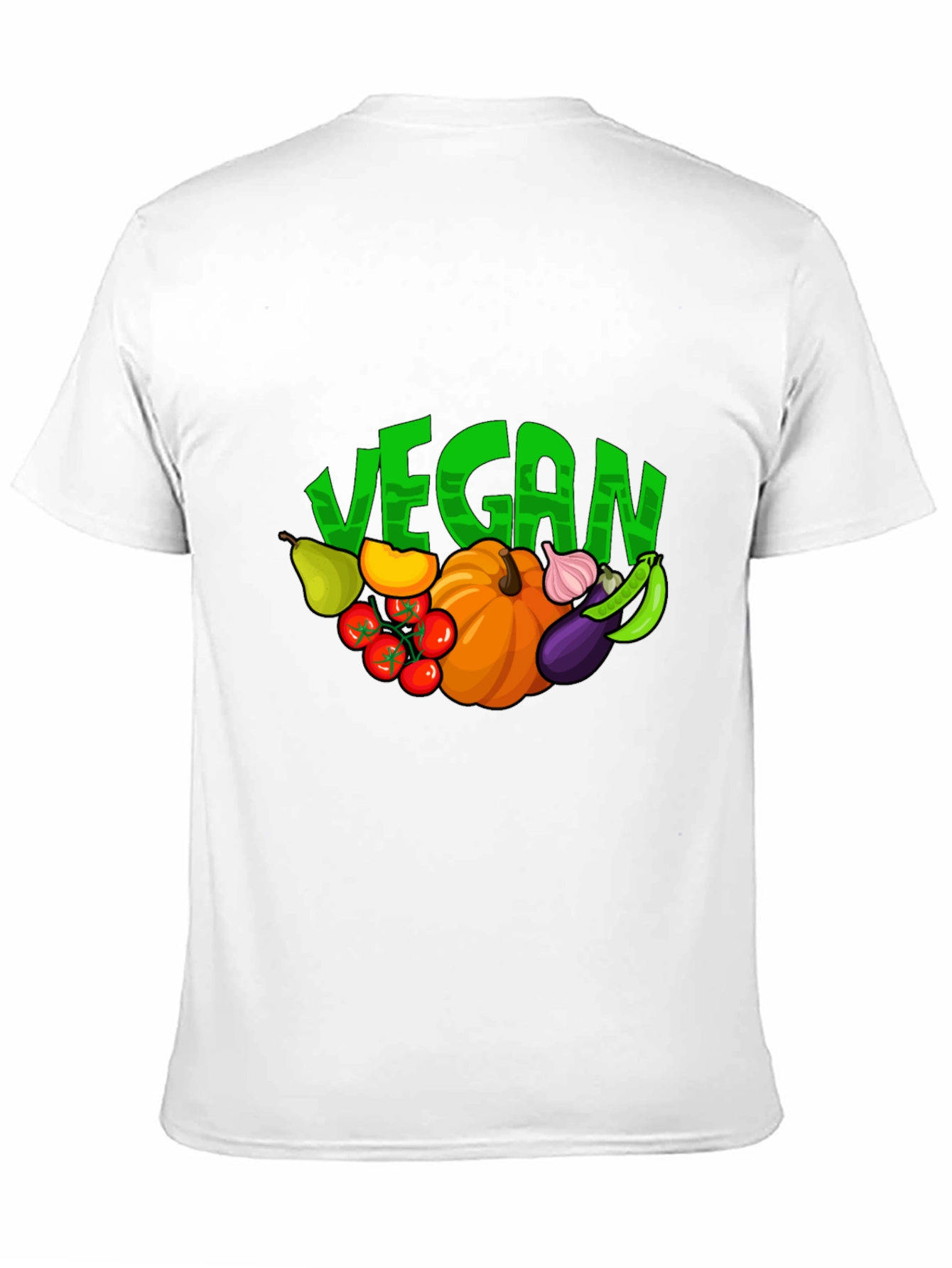 Vegan T-Shirt - Fruit & Vegetable Design