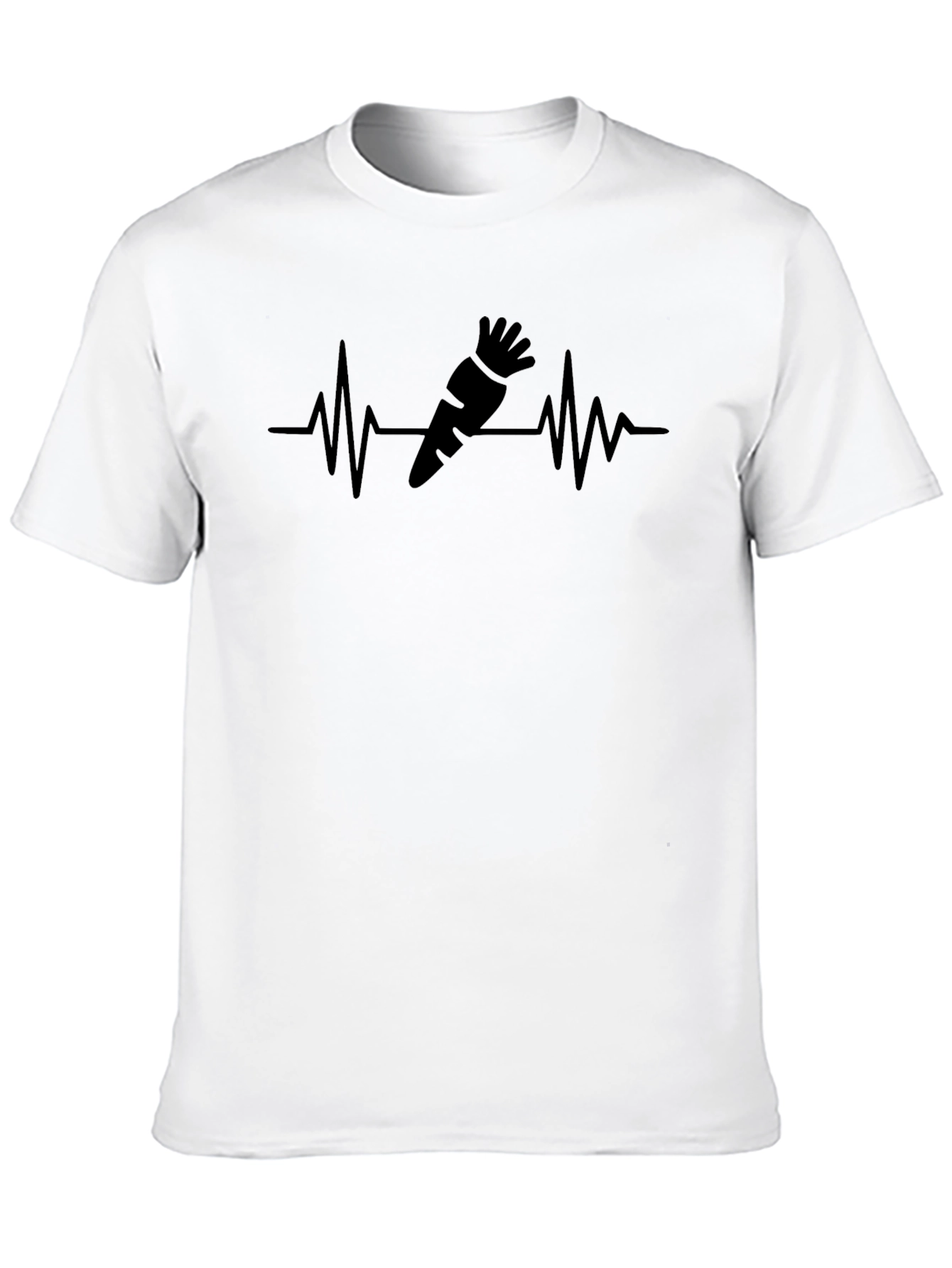Carrot Heartbeat Graphic T-Shirt