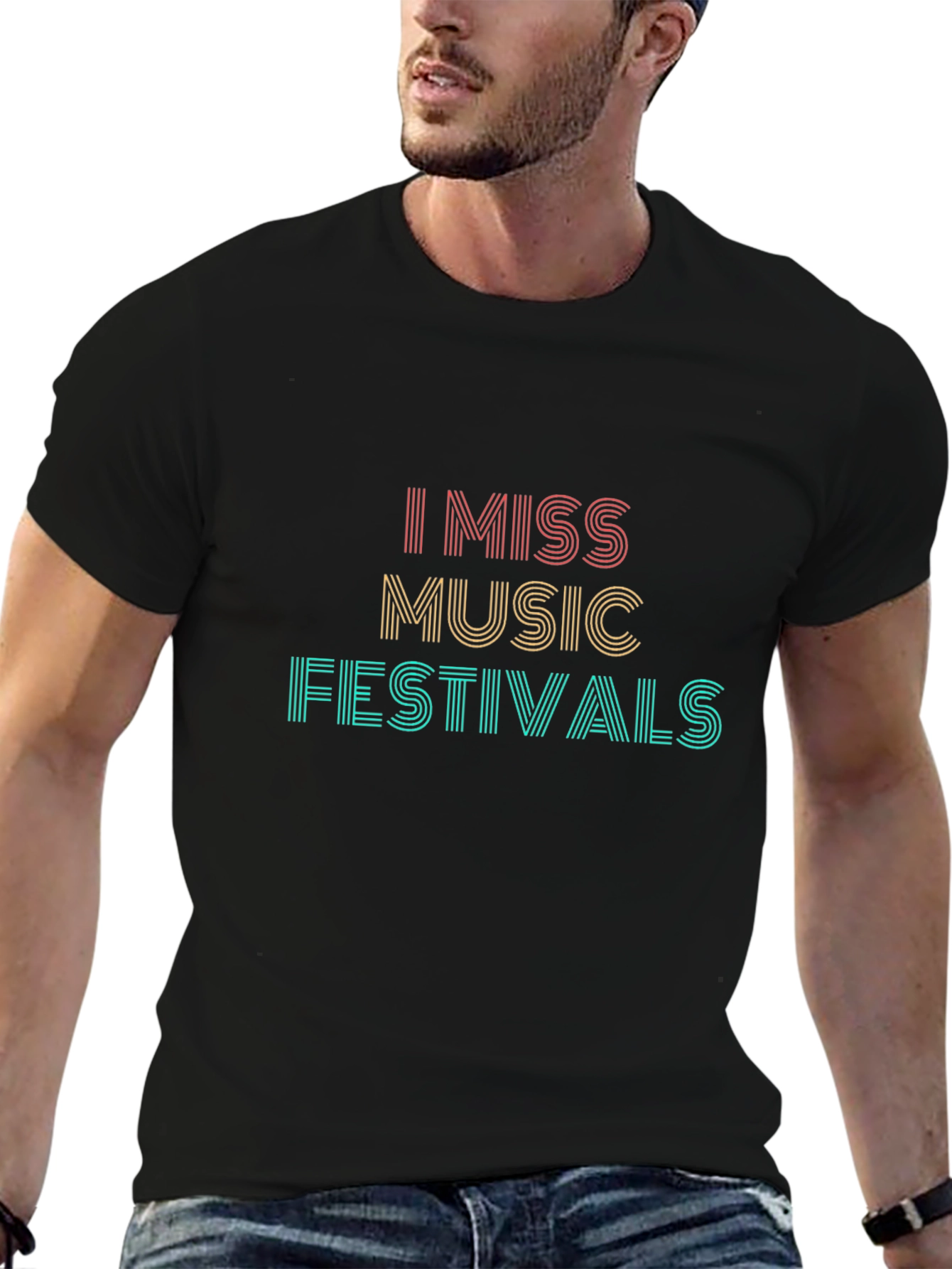 I Miss Music Festivals Graphic T-Shirt