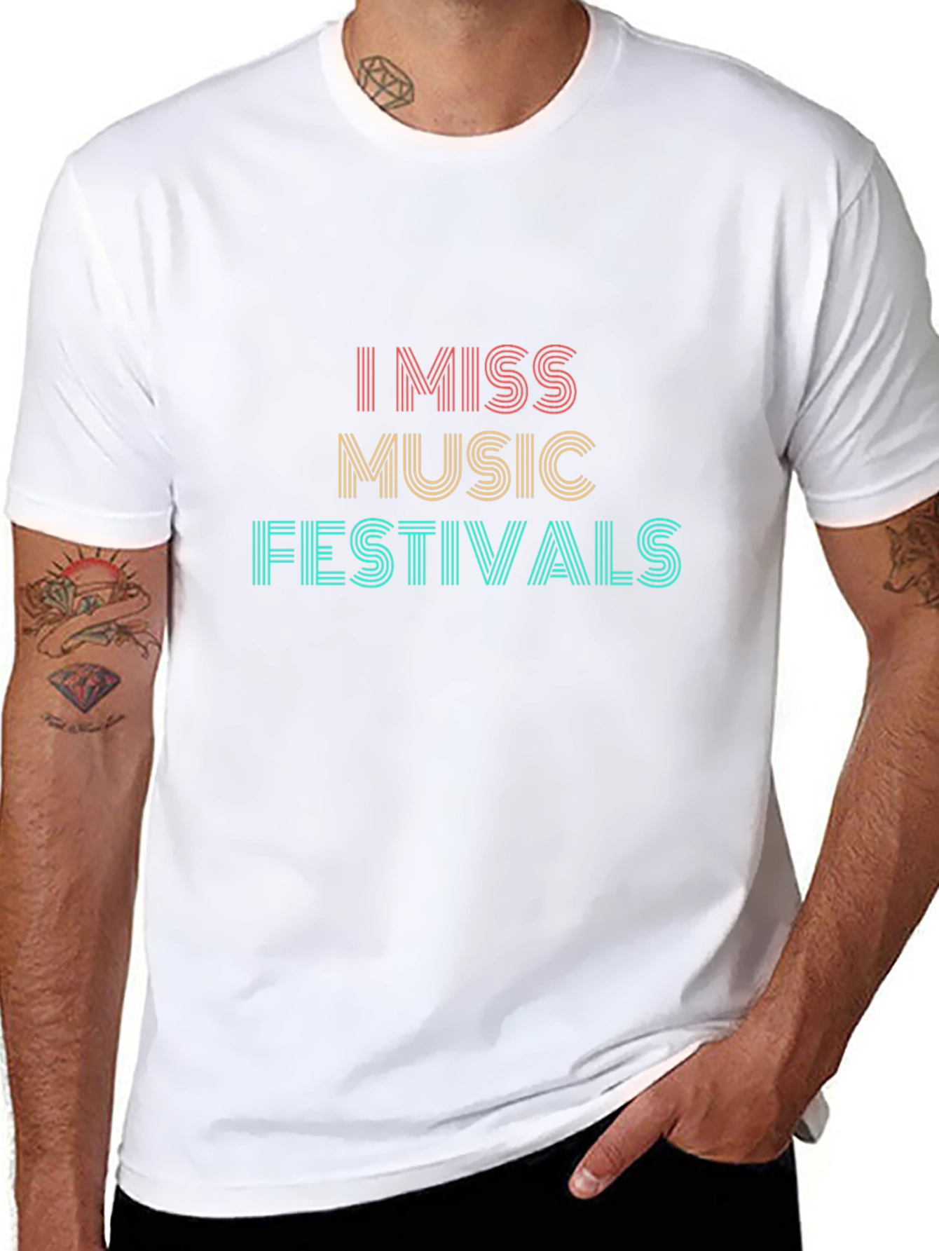 I Miss Music Festivals Graphic T-Shirt