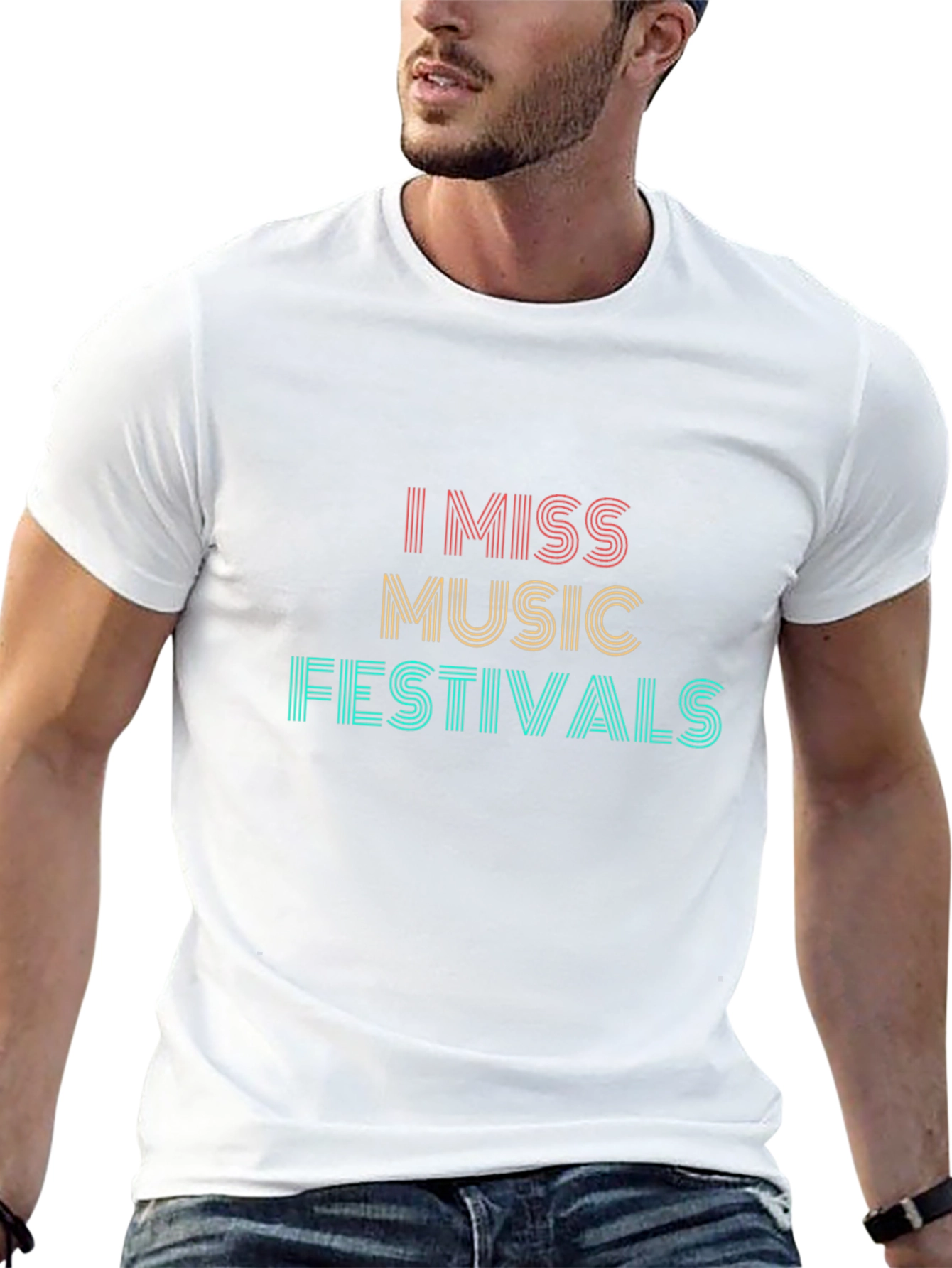 I Miss Music Festivals Graphic T-Shirt