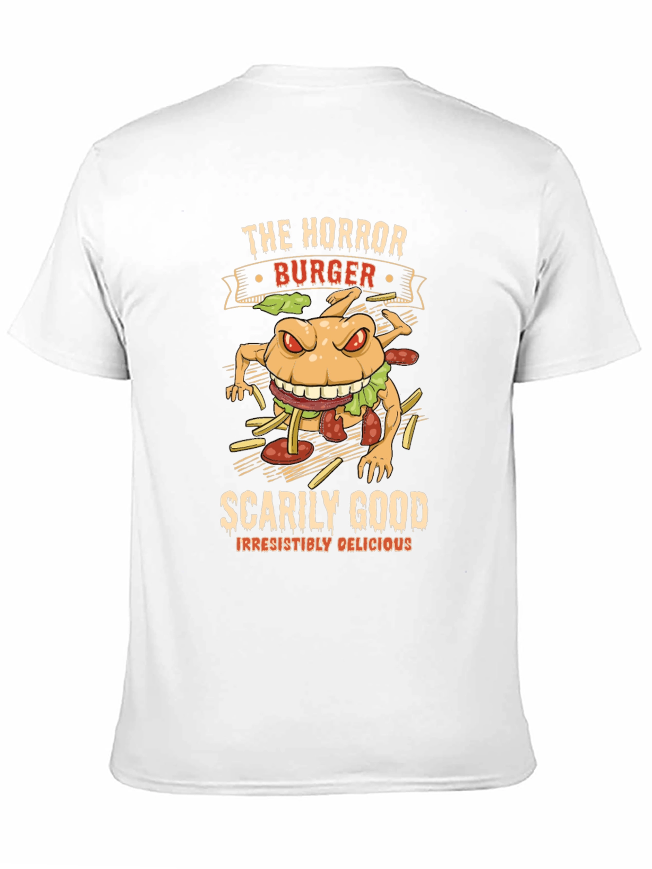 Horror Burger Graphic T-Shirt - Scarily Good!