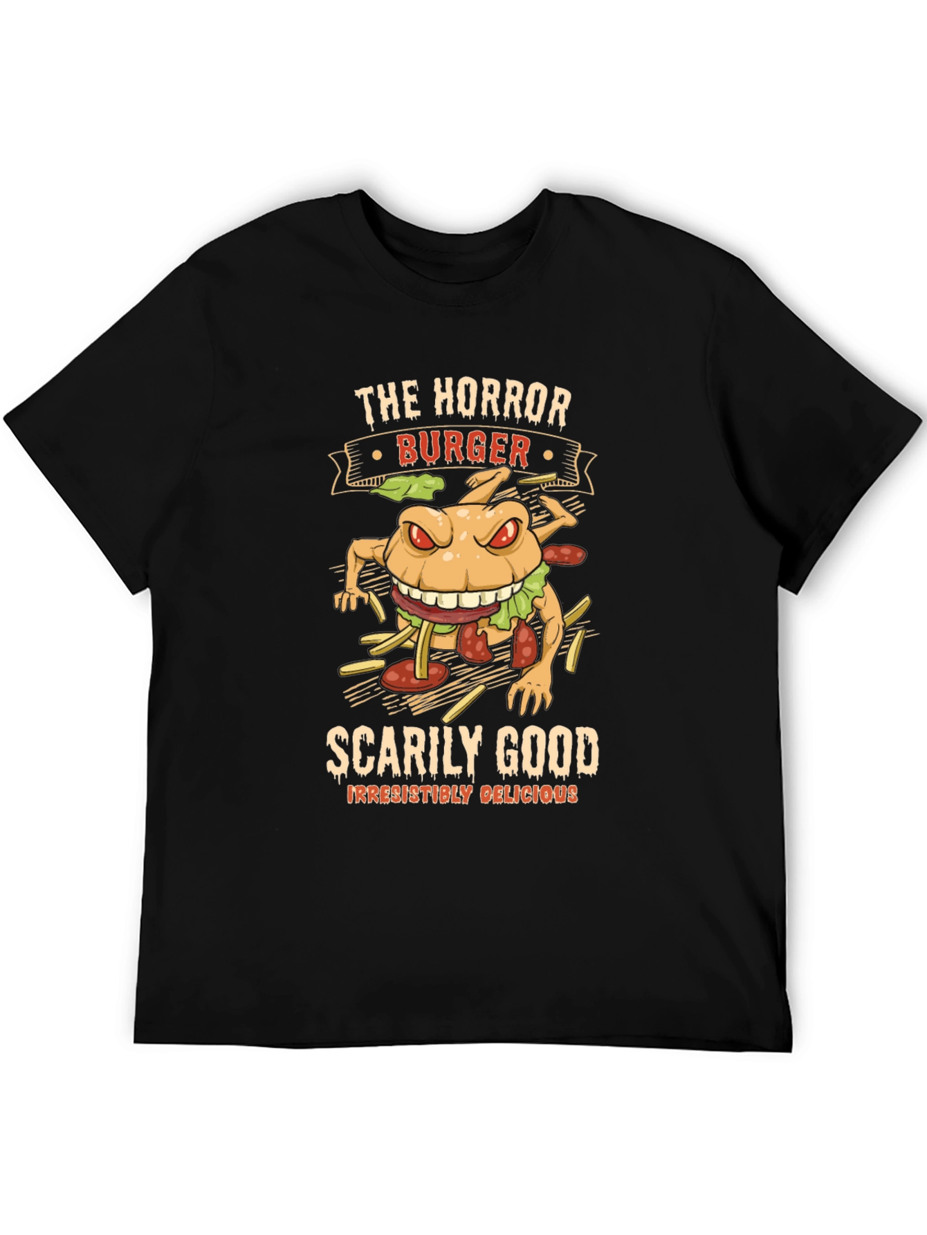 Horror Burger Graphic T-Shirt - Scarily Good!
