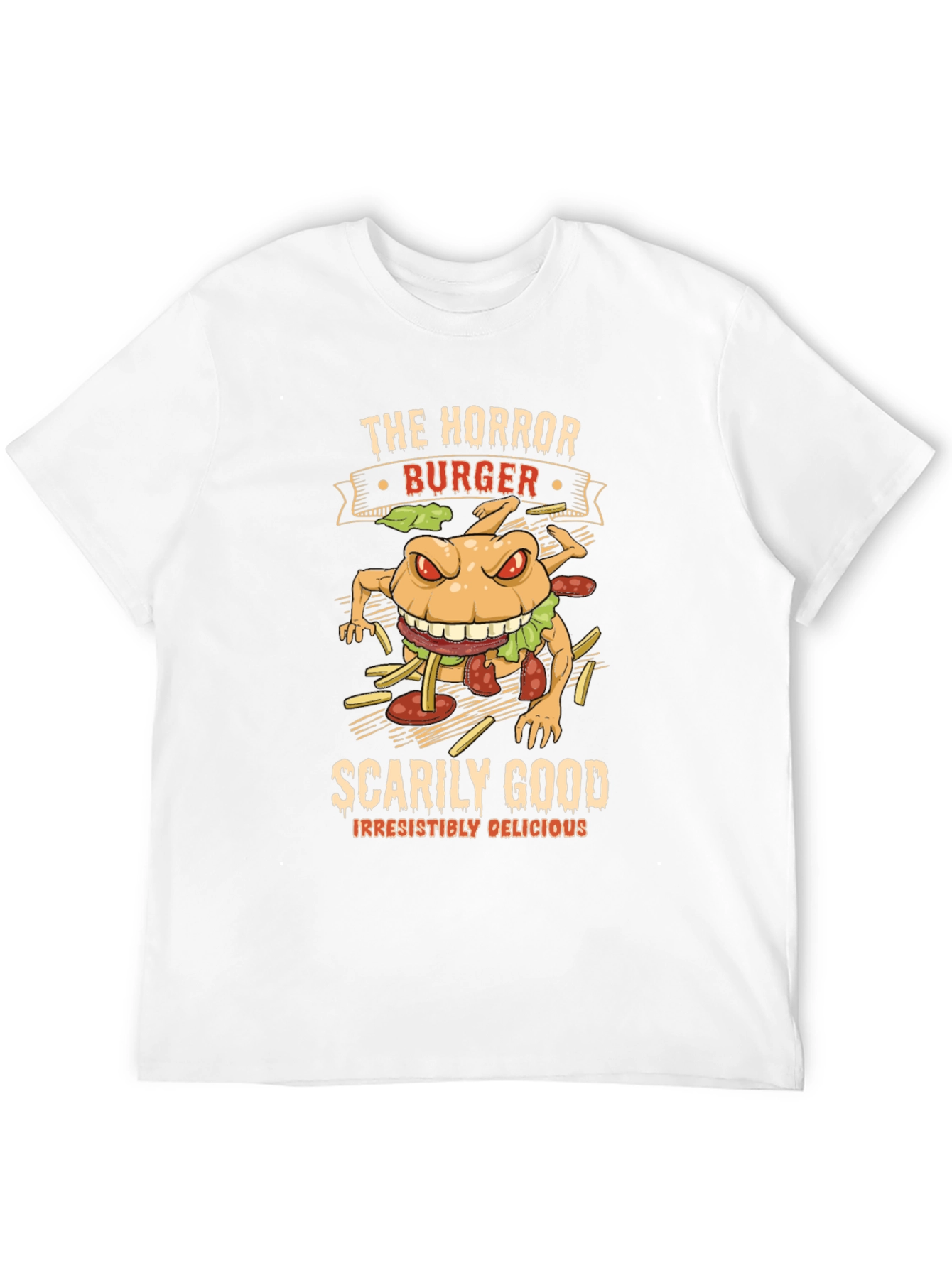 Horror Burger Graphic T-Shirt - Scarily Good!