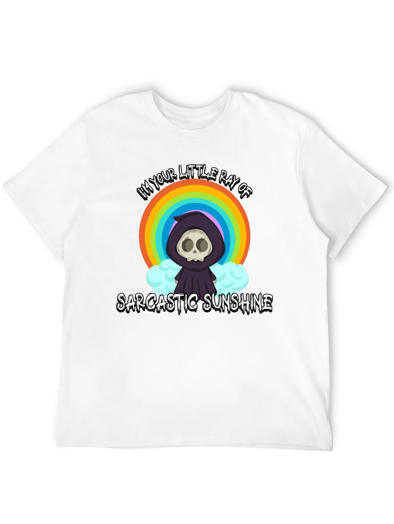 Sarcastic Sunshine Graphic Tee - Black