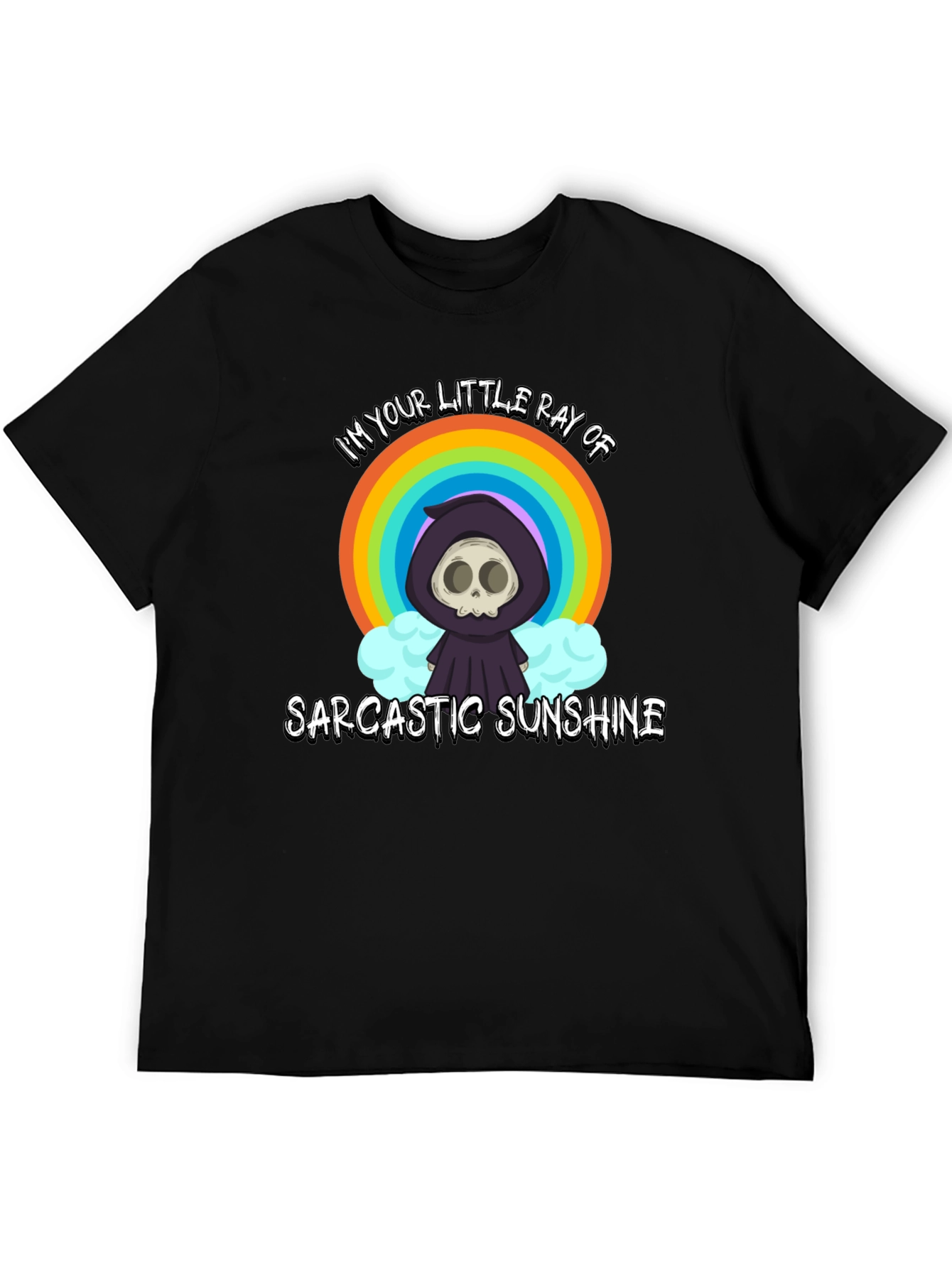 Sarcastic Sunshine Graphic Tee - Black