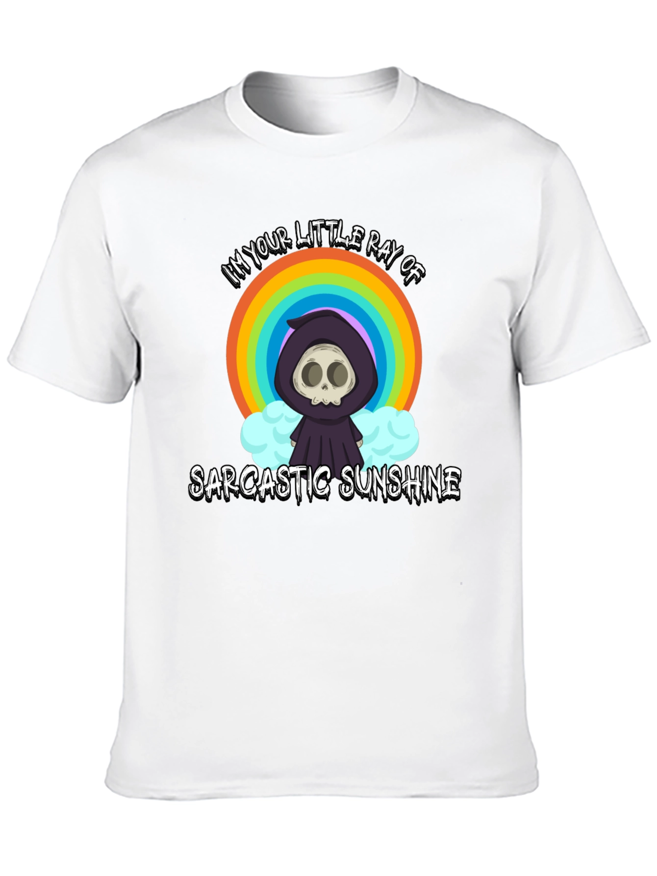 Sarcastic Sunshine Graphic Tee - Black
