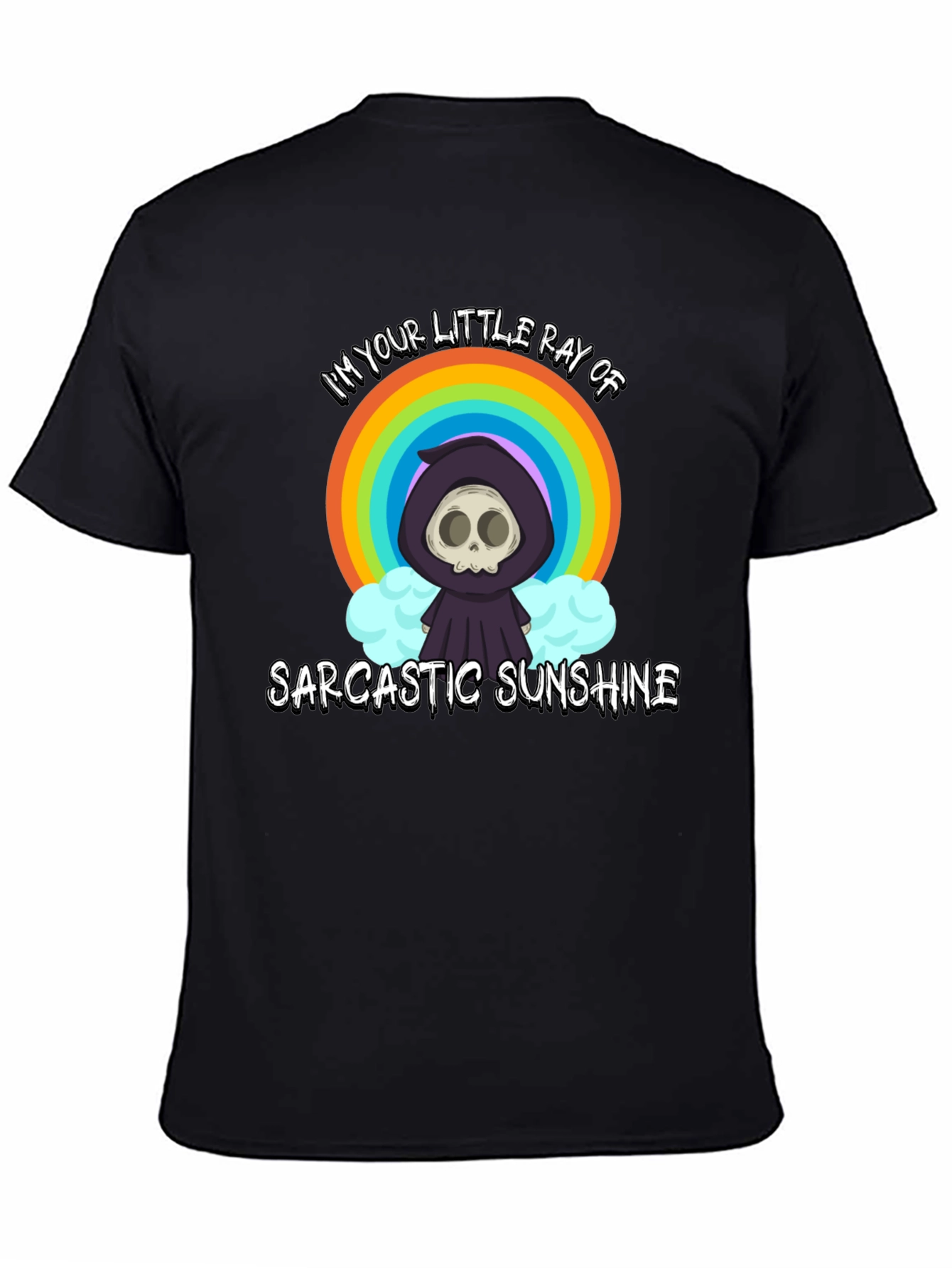 Sarcastic Sunshine Graphic Tee - Black