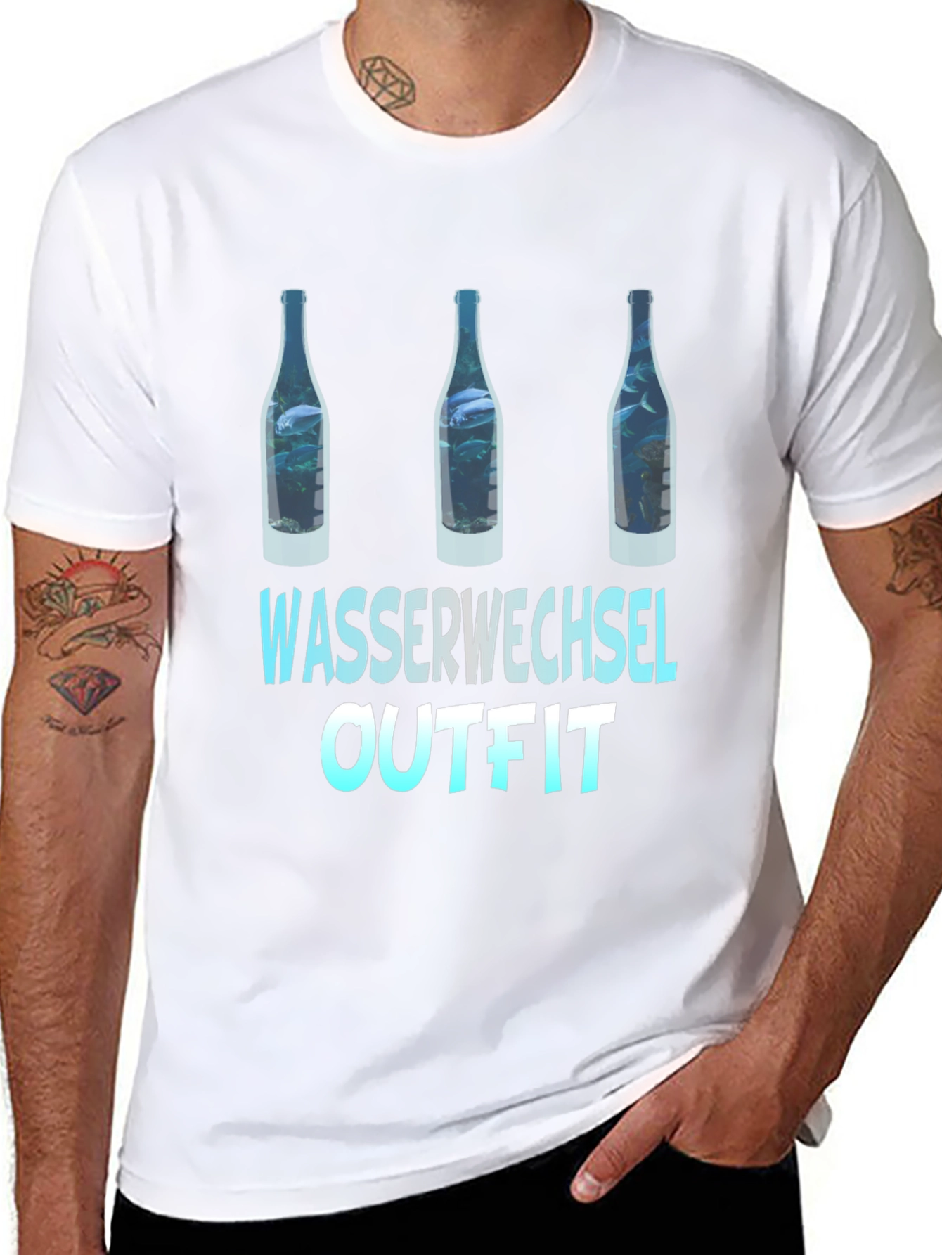 Wasserwechsel Outfit Graphic T-Shirt - Aquarium Lovers Tee