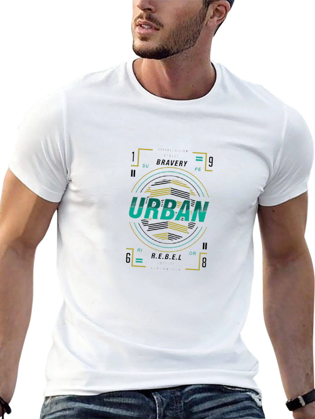 Urban Graphic Print Tee - Modern Streetwear