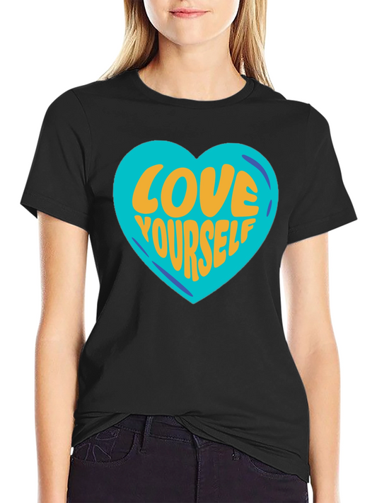 Love Yourself Graphic Tee - Black