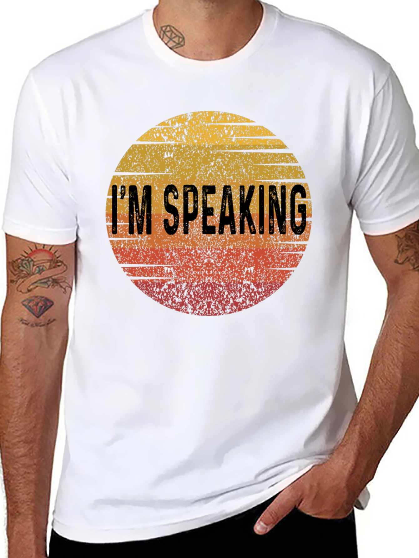 Im Speaking Retro Sunset T-Shirt