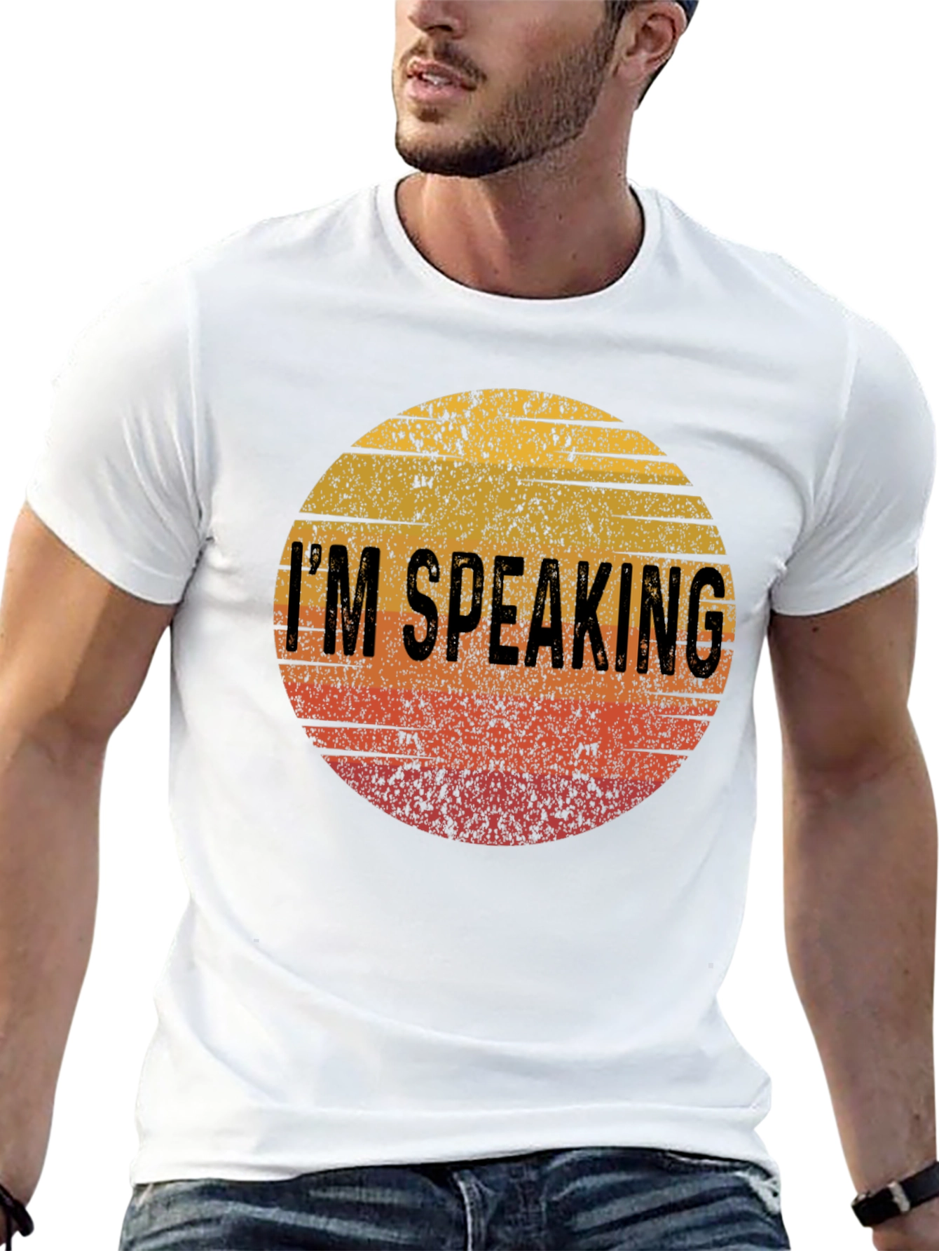 Im Speaking Retro Sunset T-Shirt