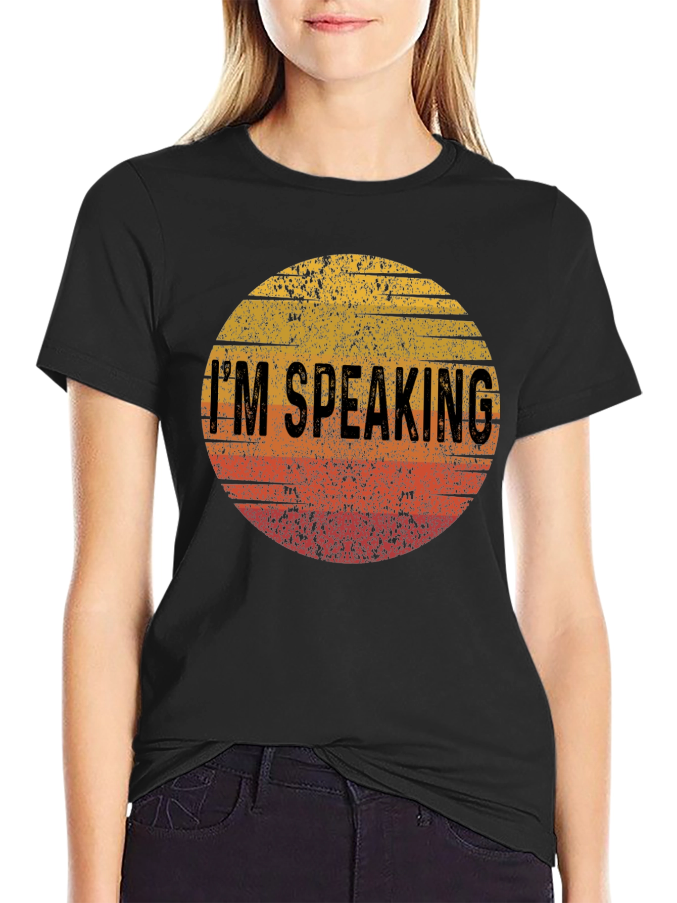 Im Speaking Retro Sunset T-Shirt