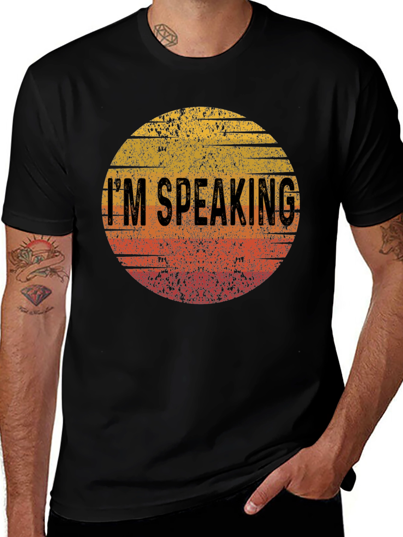 Im Speaking Retro Sunset T-Shirt