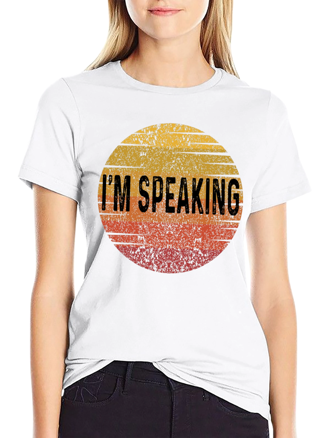 Im Speaking Retro Sunset T-Shirt