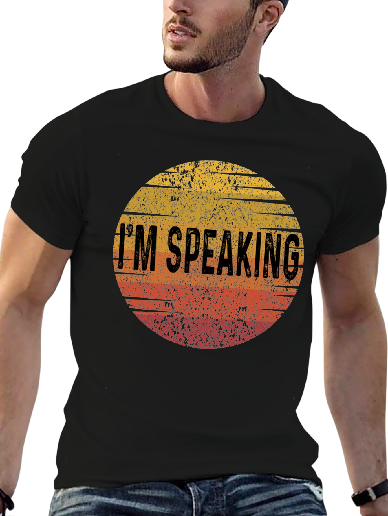 Im Speaking Retro Sunset T-Shirt