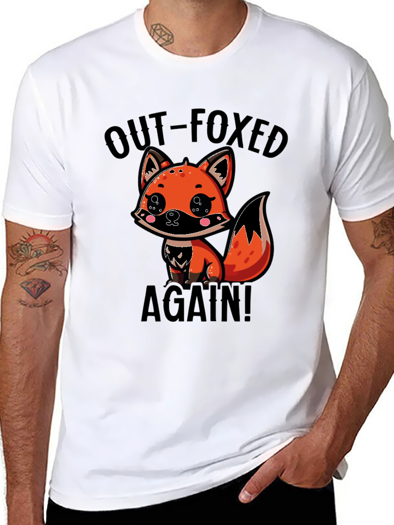 Out-Foxed Again! Graphic T-Shirt