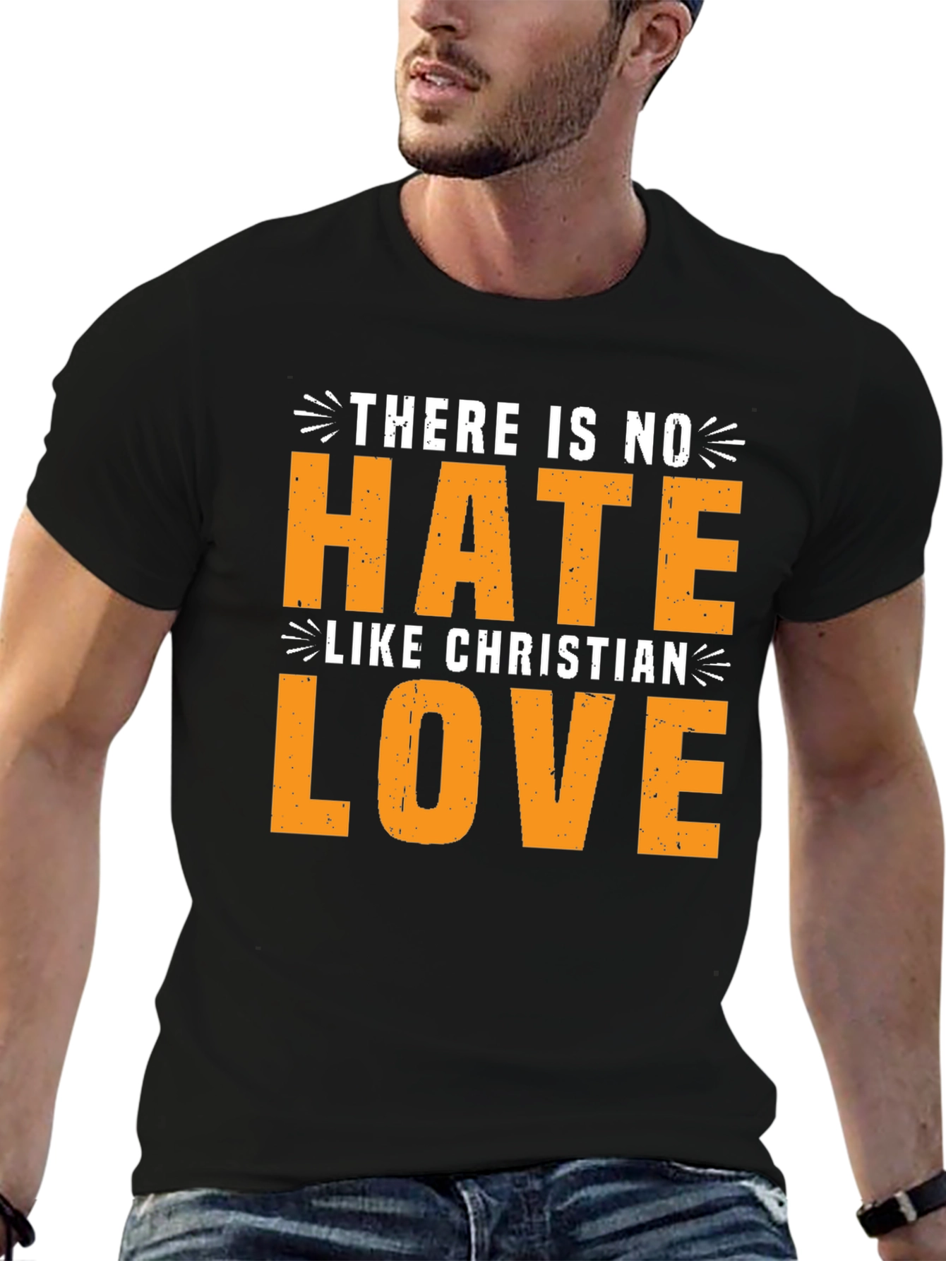 Christian Love Graphic Tee - Unisex Black T-Shirt
