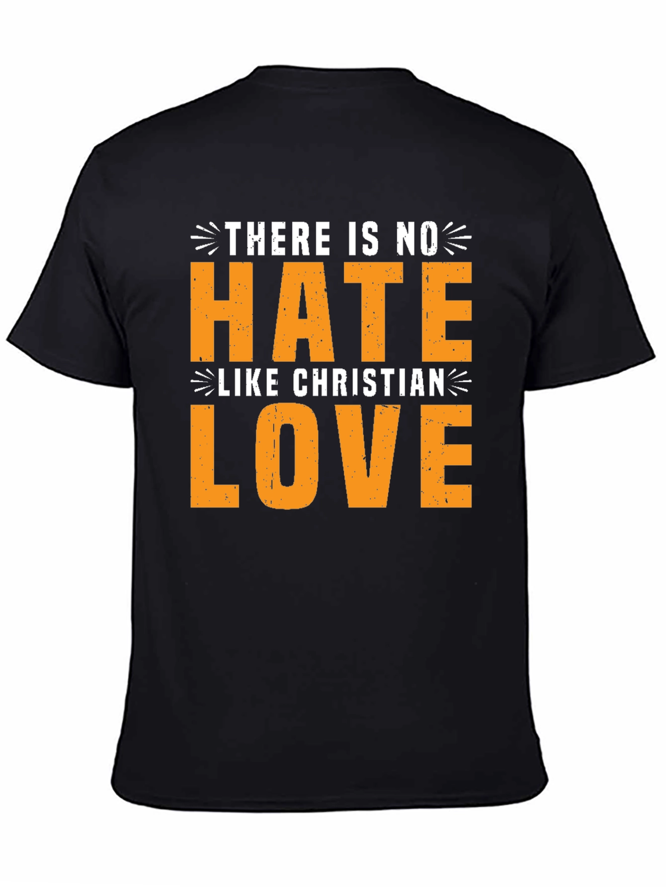 Christian Love Graphic Tee - Unisex Black T-Shirt