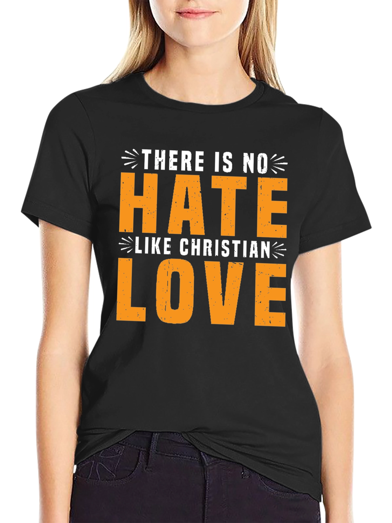 Christian Love Graphic Tee - Unisex Black T-Shirt