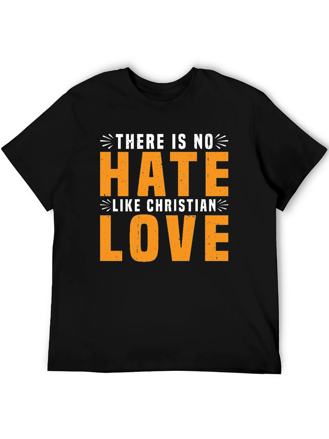 Christian Love Graphic Tee - Unisex Black T-Shirt
