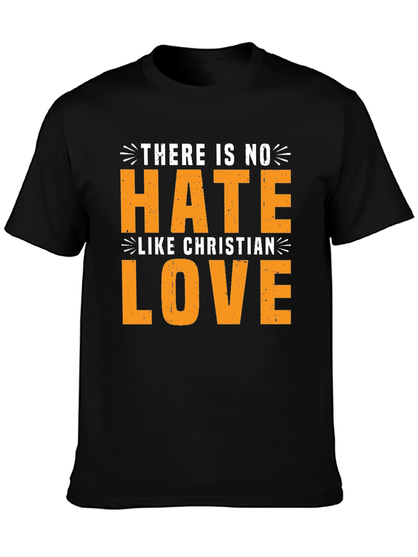Christian Love Graphic Tee - Unisex Black T-Shirt