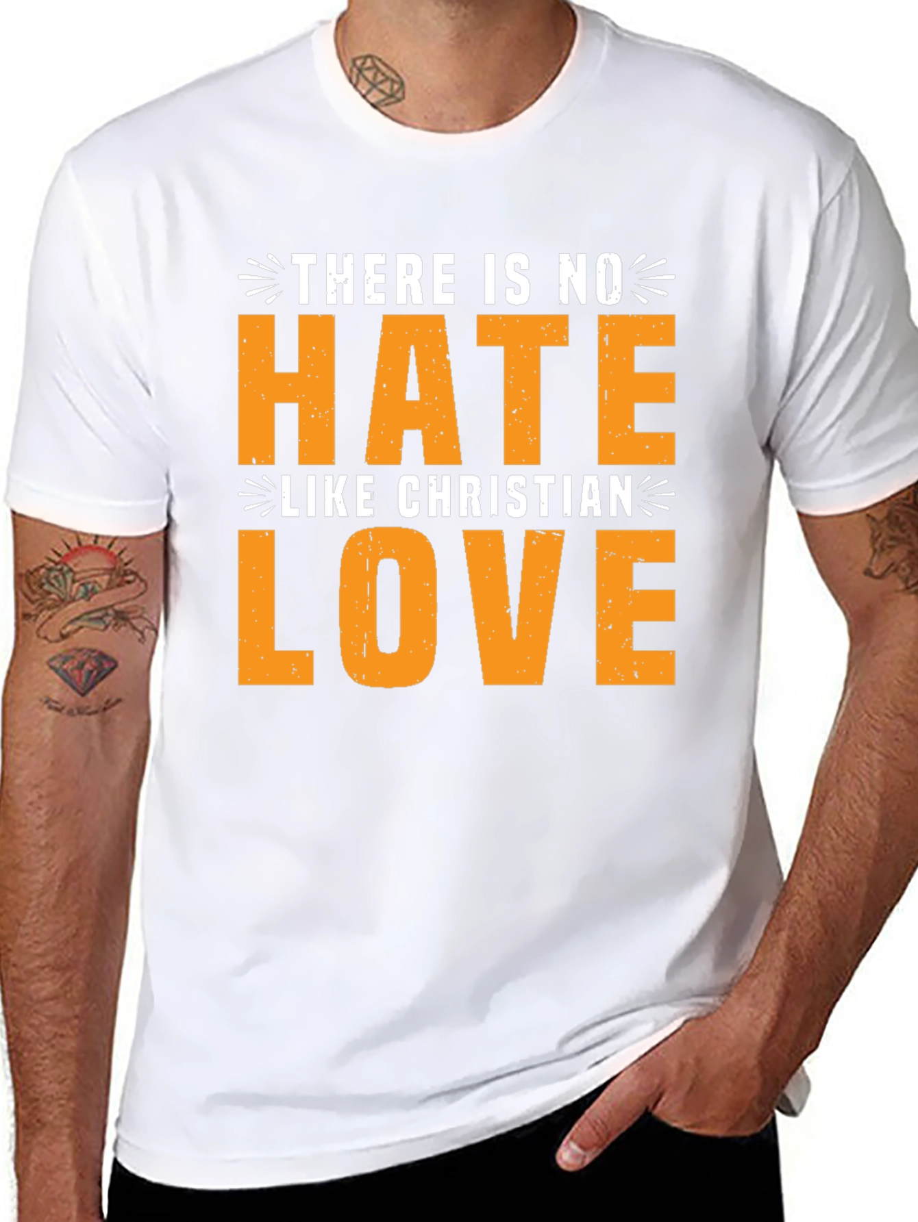 Christian Love Graphic Tee - Unisex Black T-Shirt
