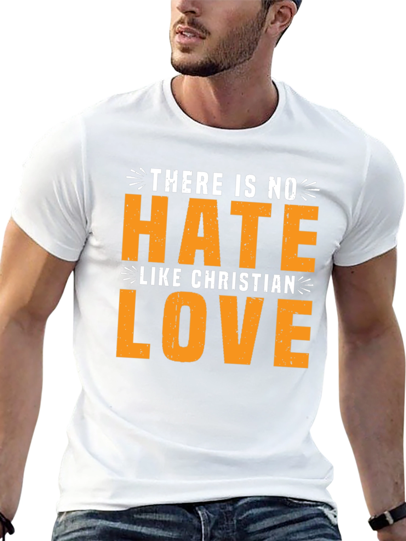 Christian Love Graphic Tee - Unisex Black T-Shirt