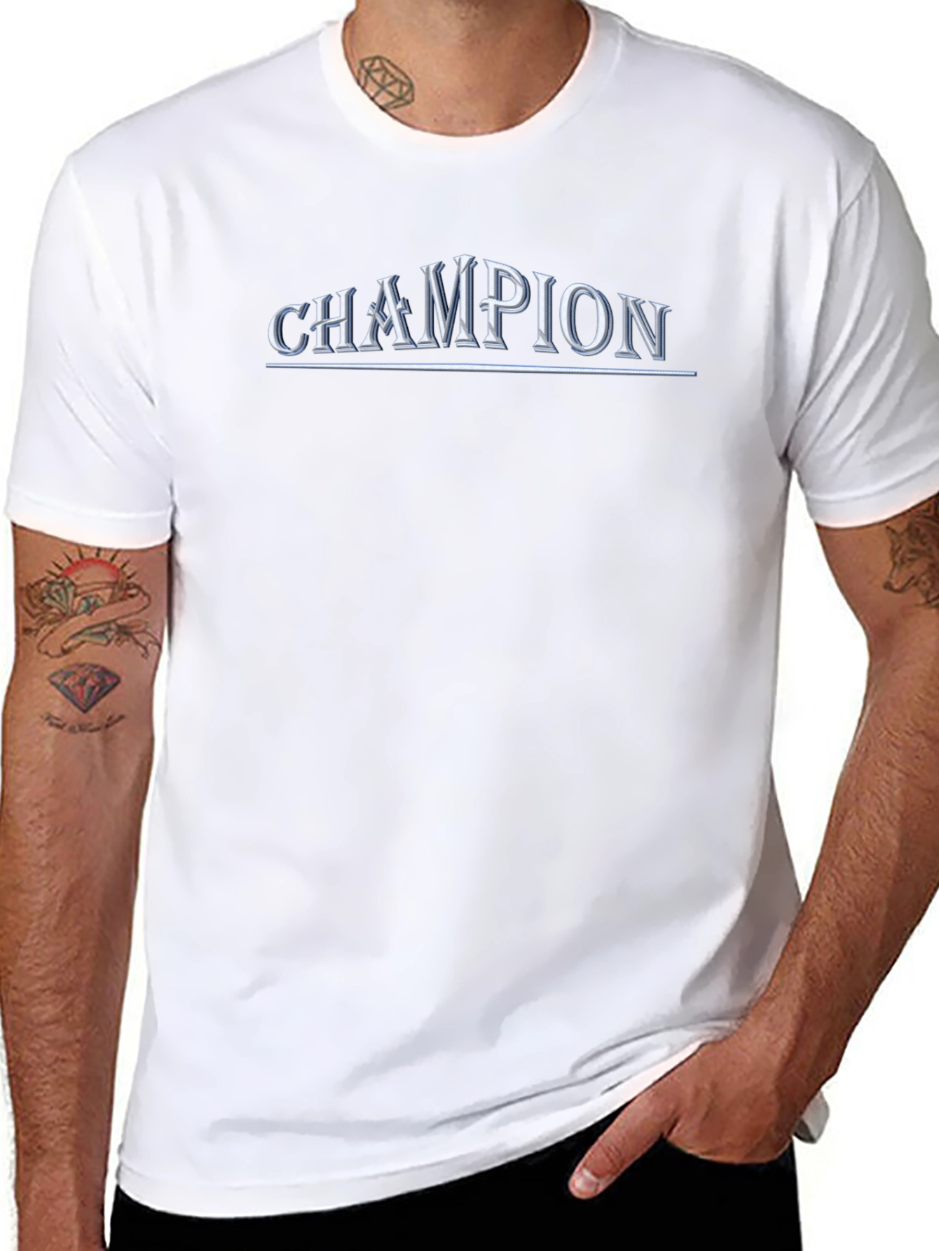 Champion Graphic Black T-Shirt