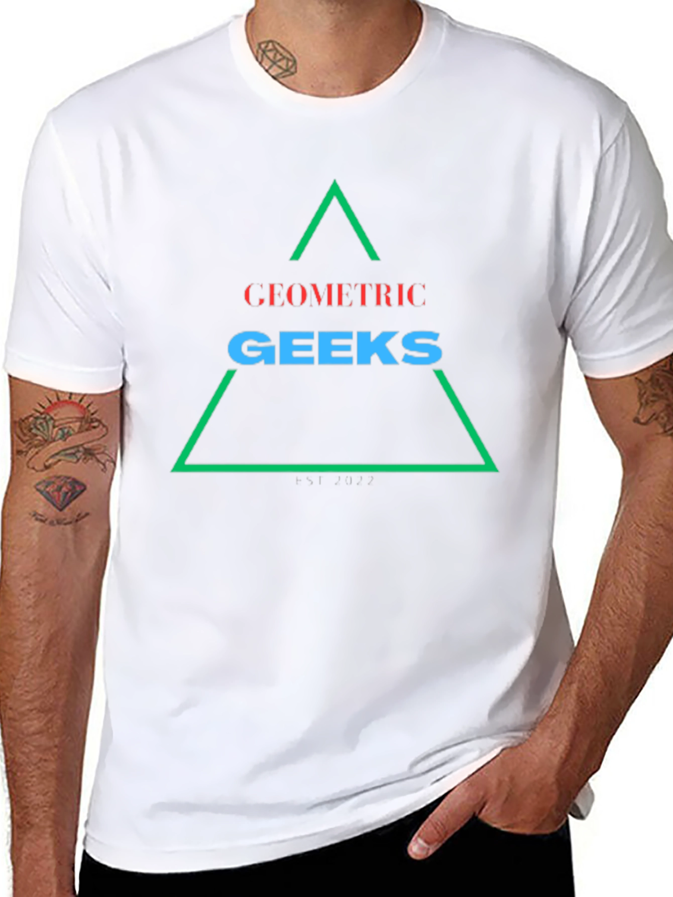 Geometric Geeks T-Shirt: Modern Style
