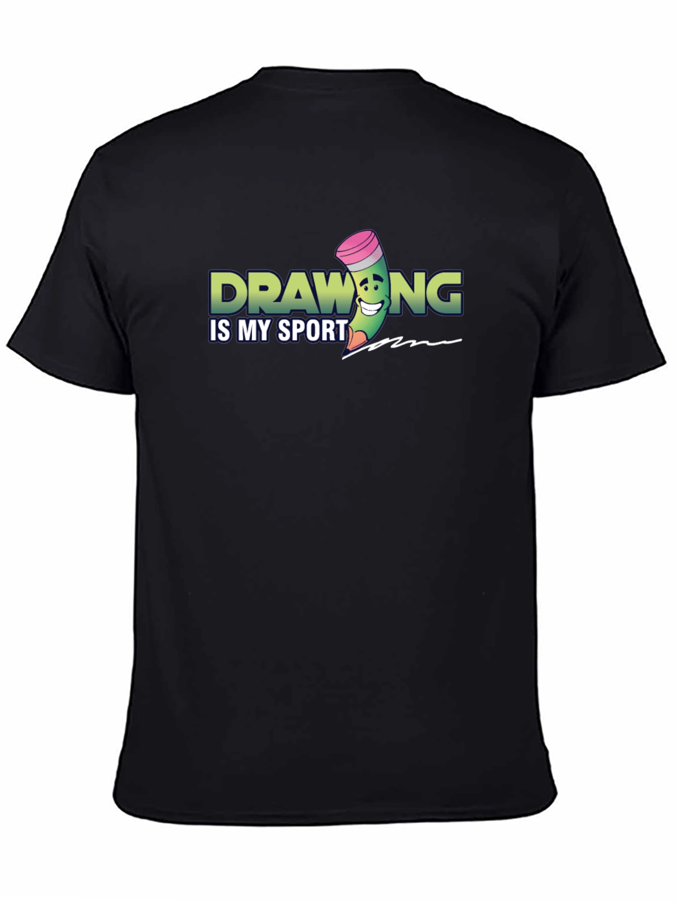 Drawing is My Sport Black T-Shirt