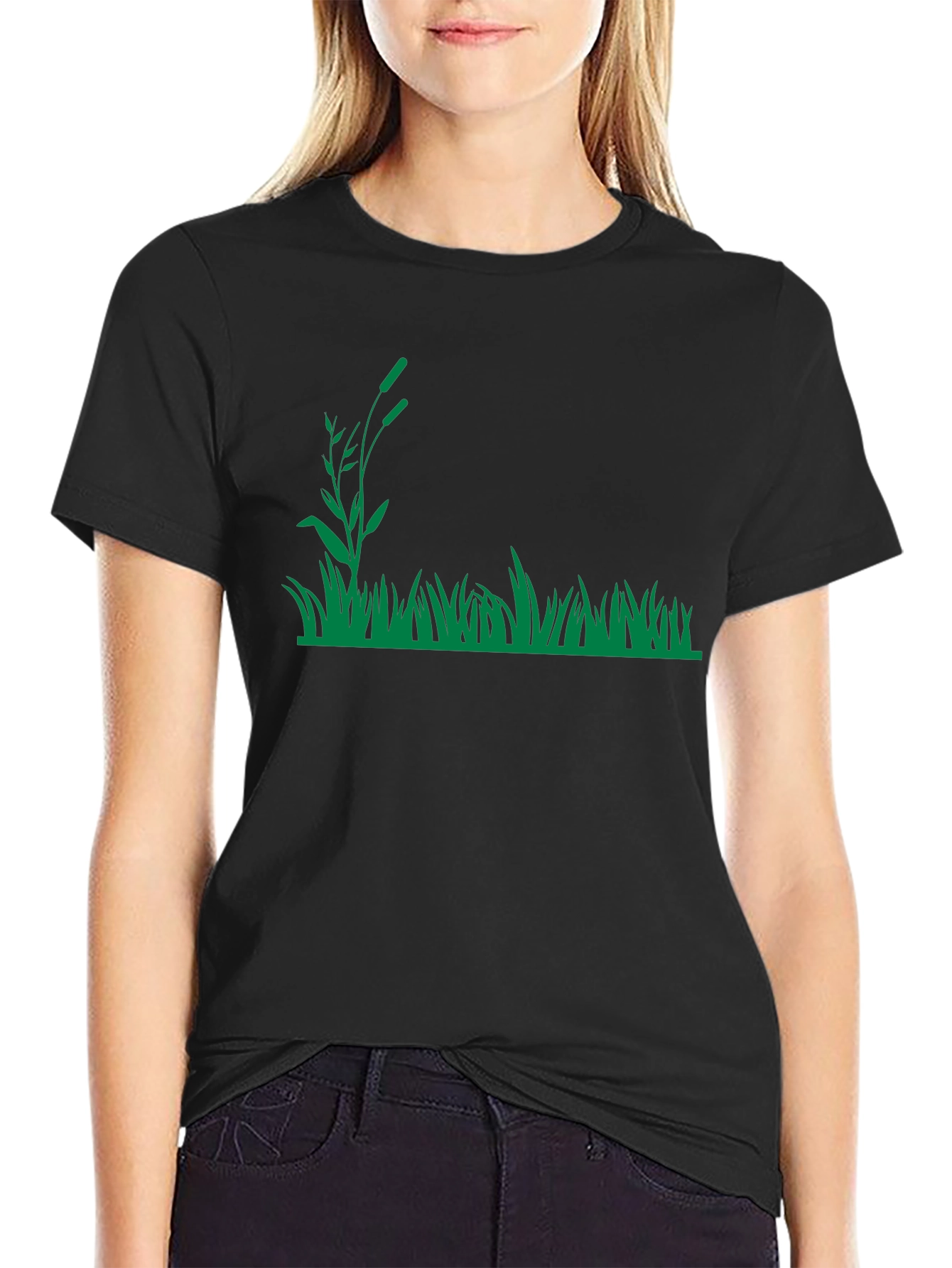 Nature Inspired Black T-Shirt