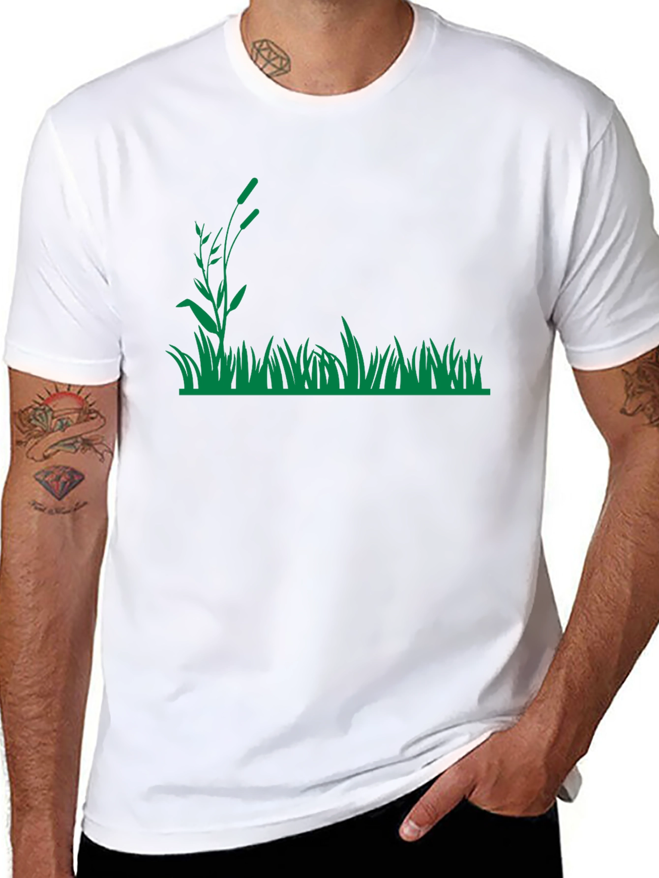 Nature Inspired Black T-Shirt