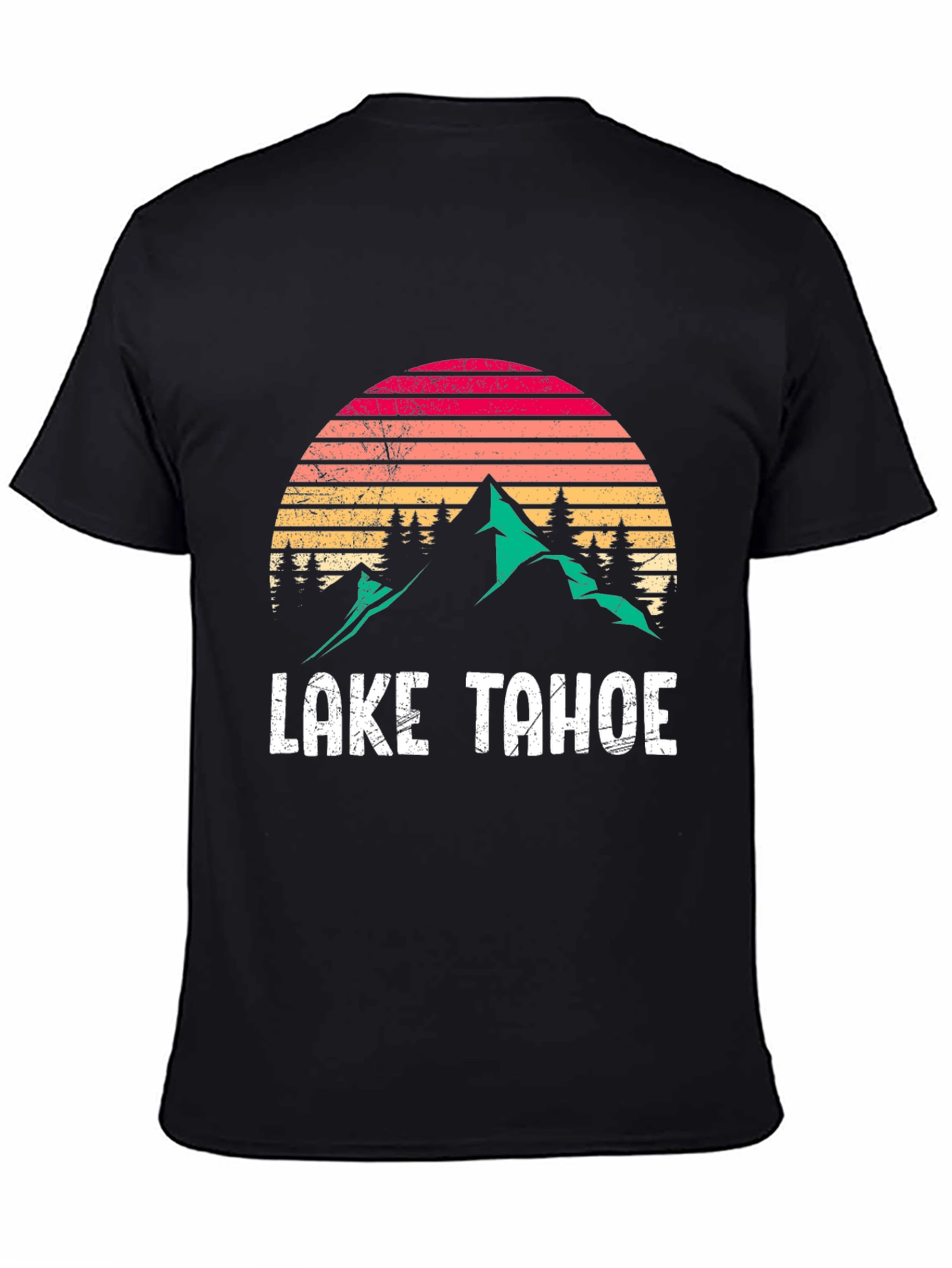 Lake Tahoe Graphic T-Shirt Retro Style