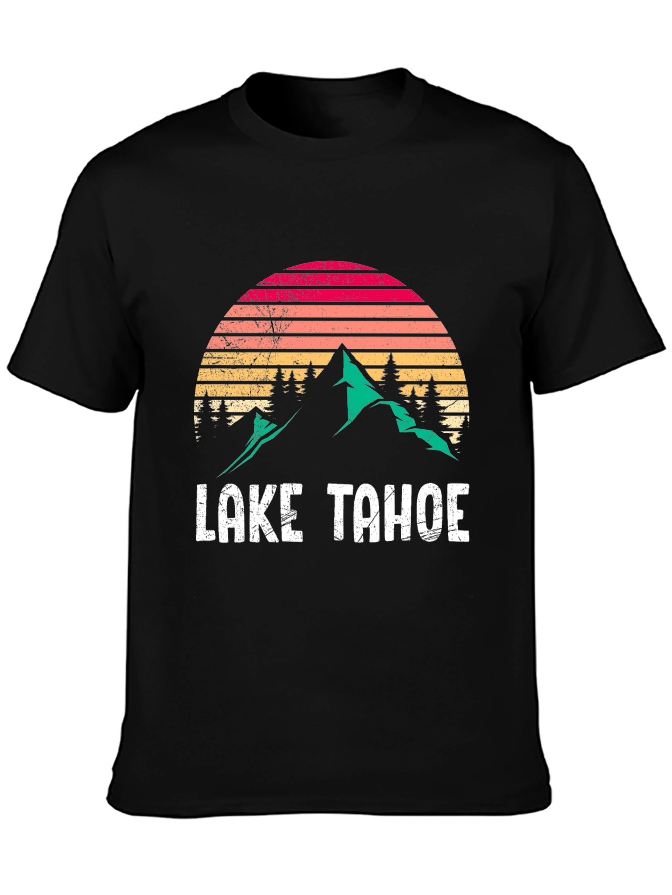 Lake Tahoe Graphic T-Shirt Retro Style