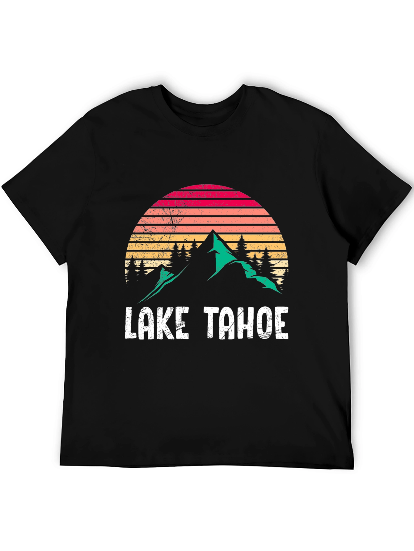 Lake Tahoe Graphic T-Shirt Retro Style