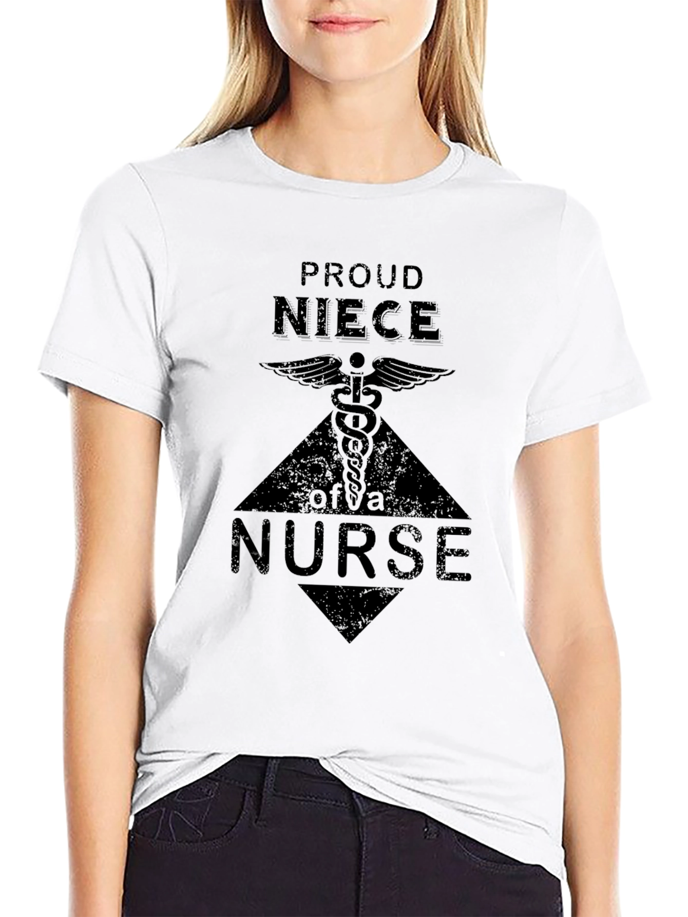 Proud Niece of a Nurse Graphic T-Shirt