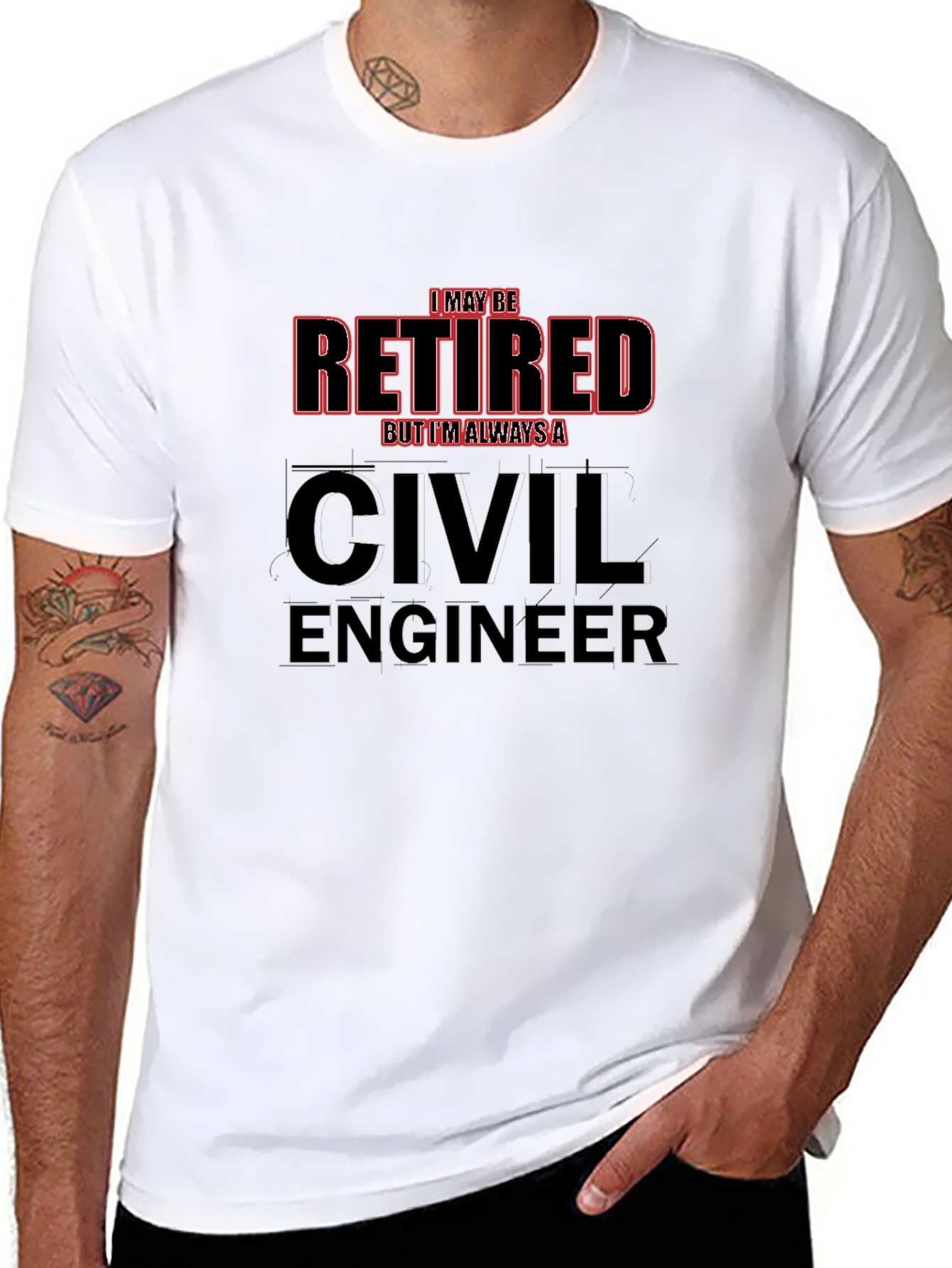 Retired Civil Engineer T-Shirt