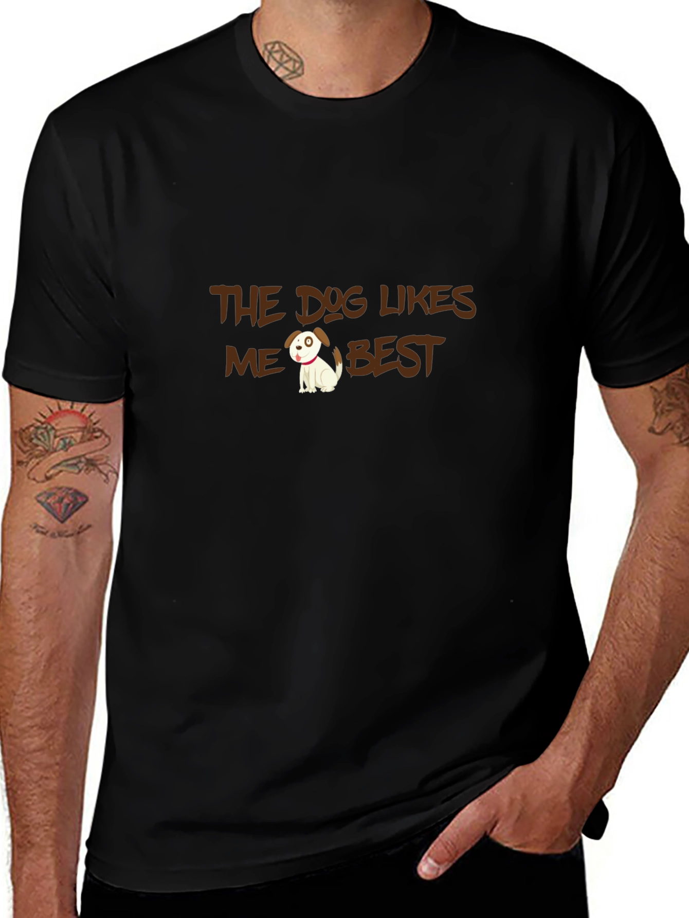 The Dog Likes Me Best T-Shirt