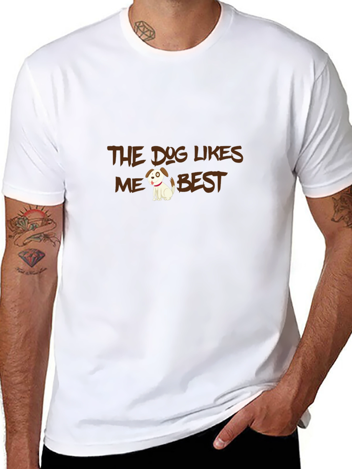 The Dog Likes Me Best T-Shirt