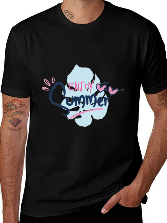 Enjoy Summer Graphic Tee - Black