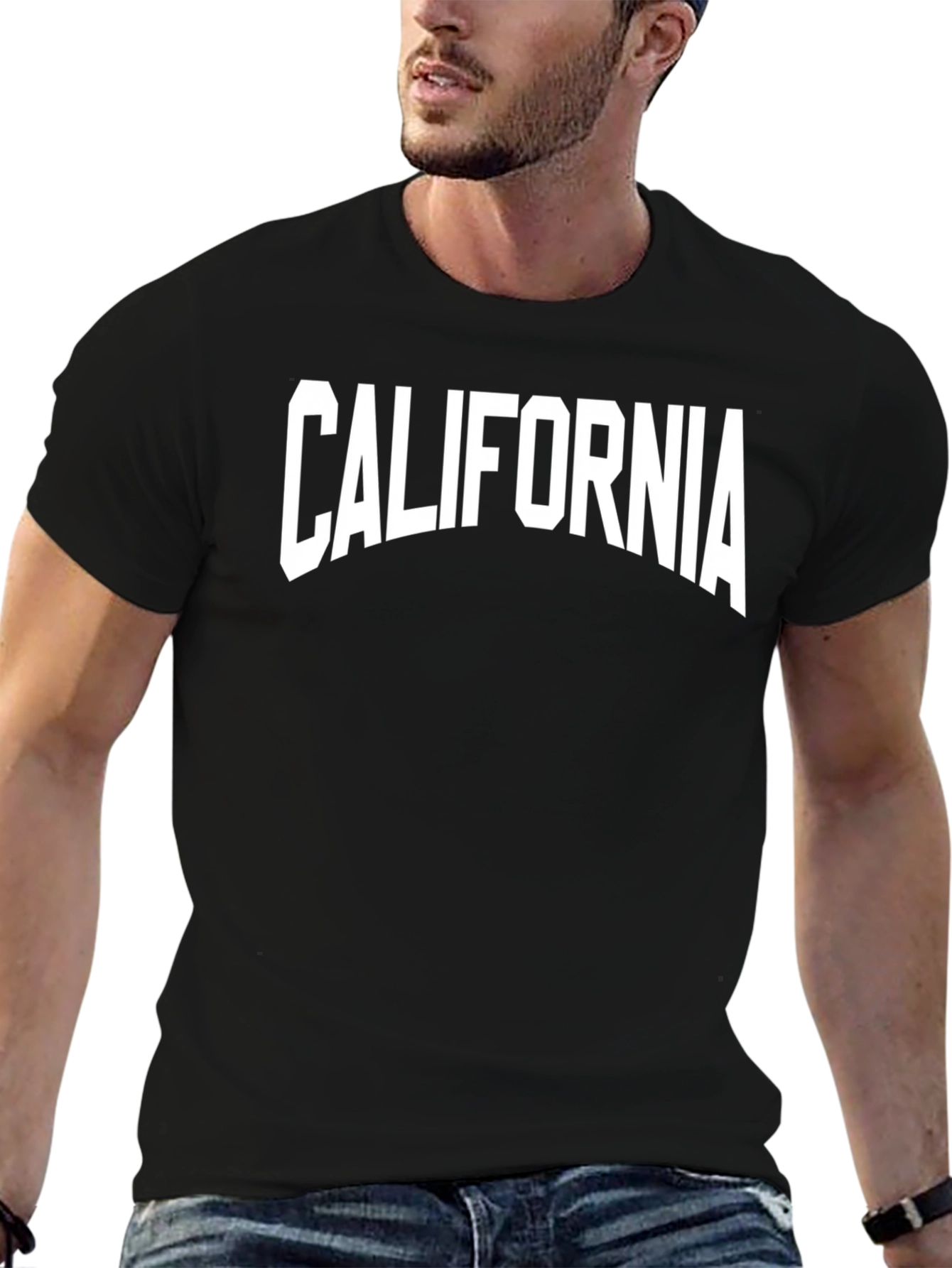 California Graphic T-Shirt - Black