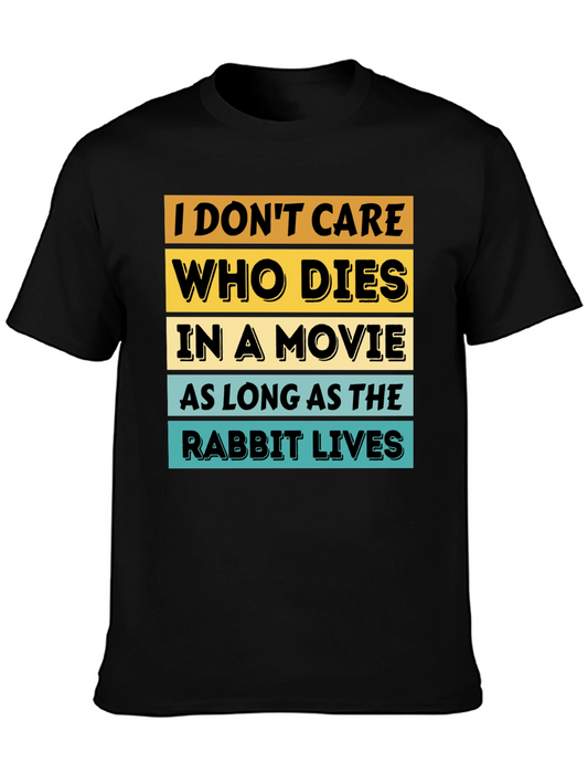 Funny Rabbit Lover Movie T-Shirt