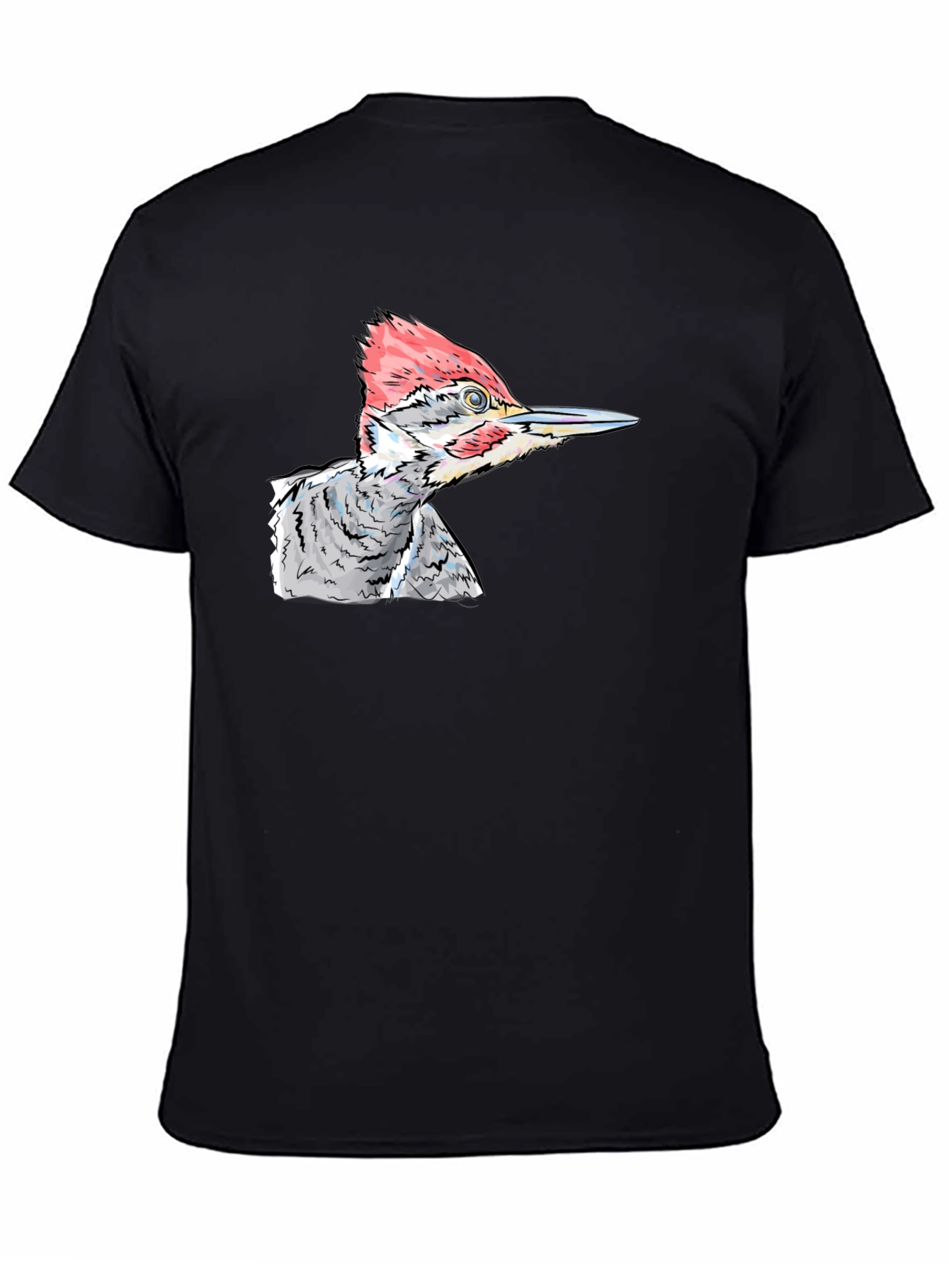 Woodpecker Graphic T-Shirt - Unique Bird Design